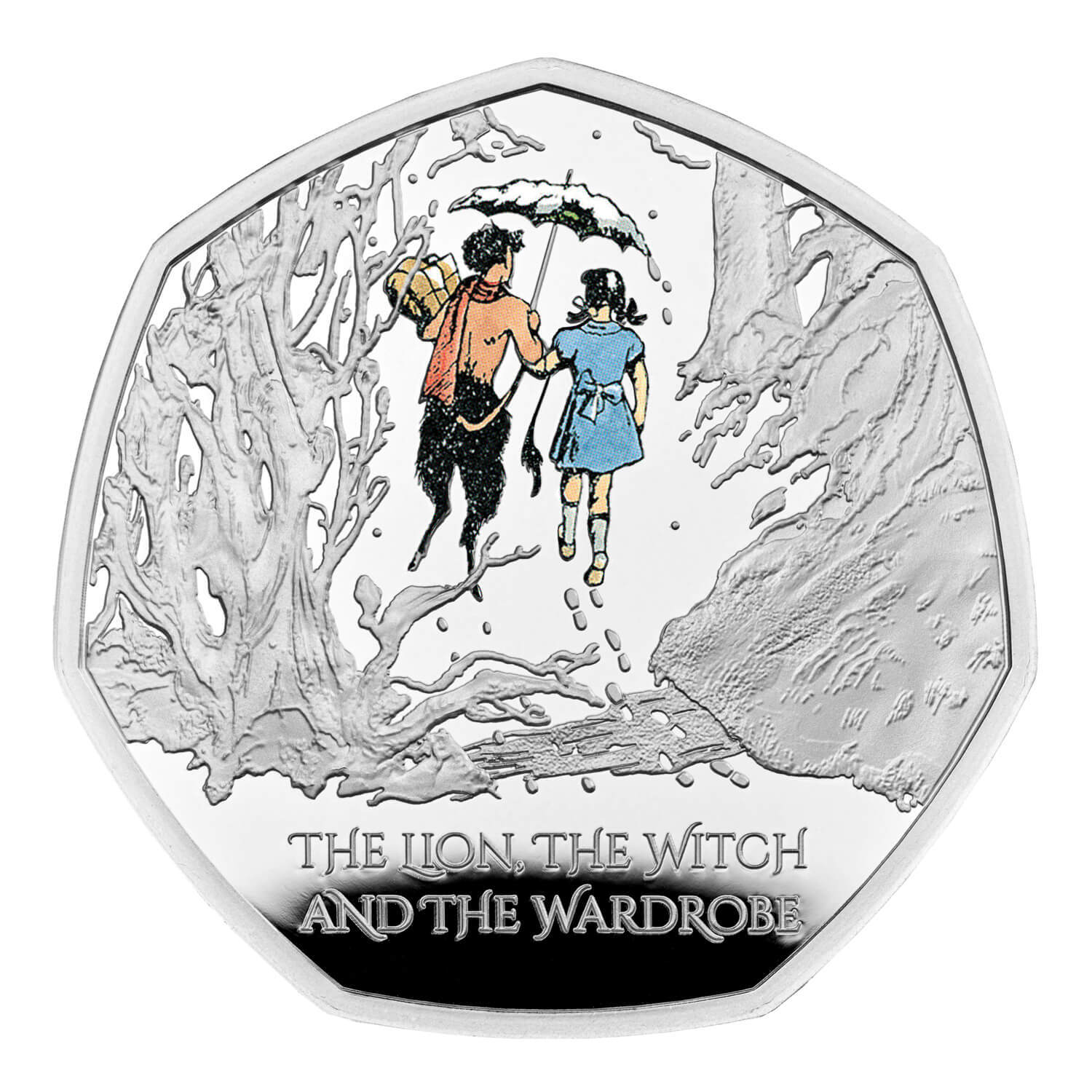 2023 50p The Lion, the Witch and the Wardrobe Silver Proof Coin