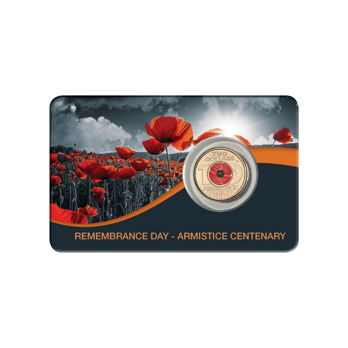 2018 Remembrance Day Armistice Centenary Coloured Coin Pack