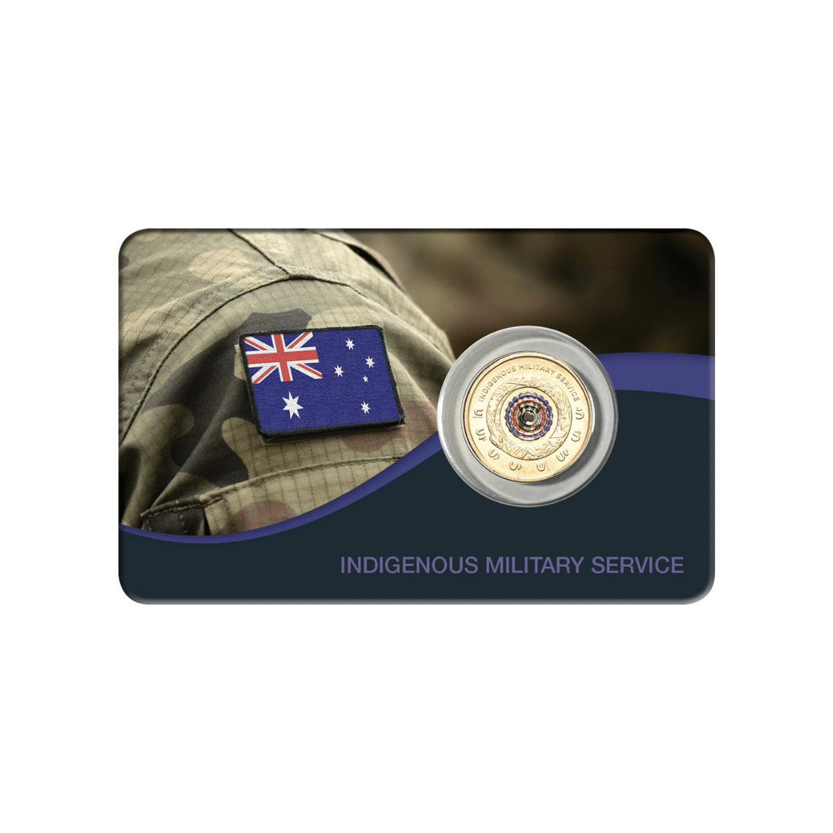 2021 $2 indigenous Military Service Coloured Coin Pack