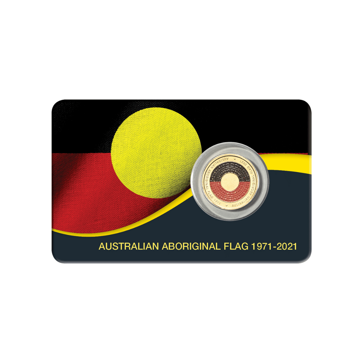 2021 $2 Australian Aboriginal Flag Coloured Coin Pack
