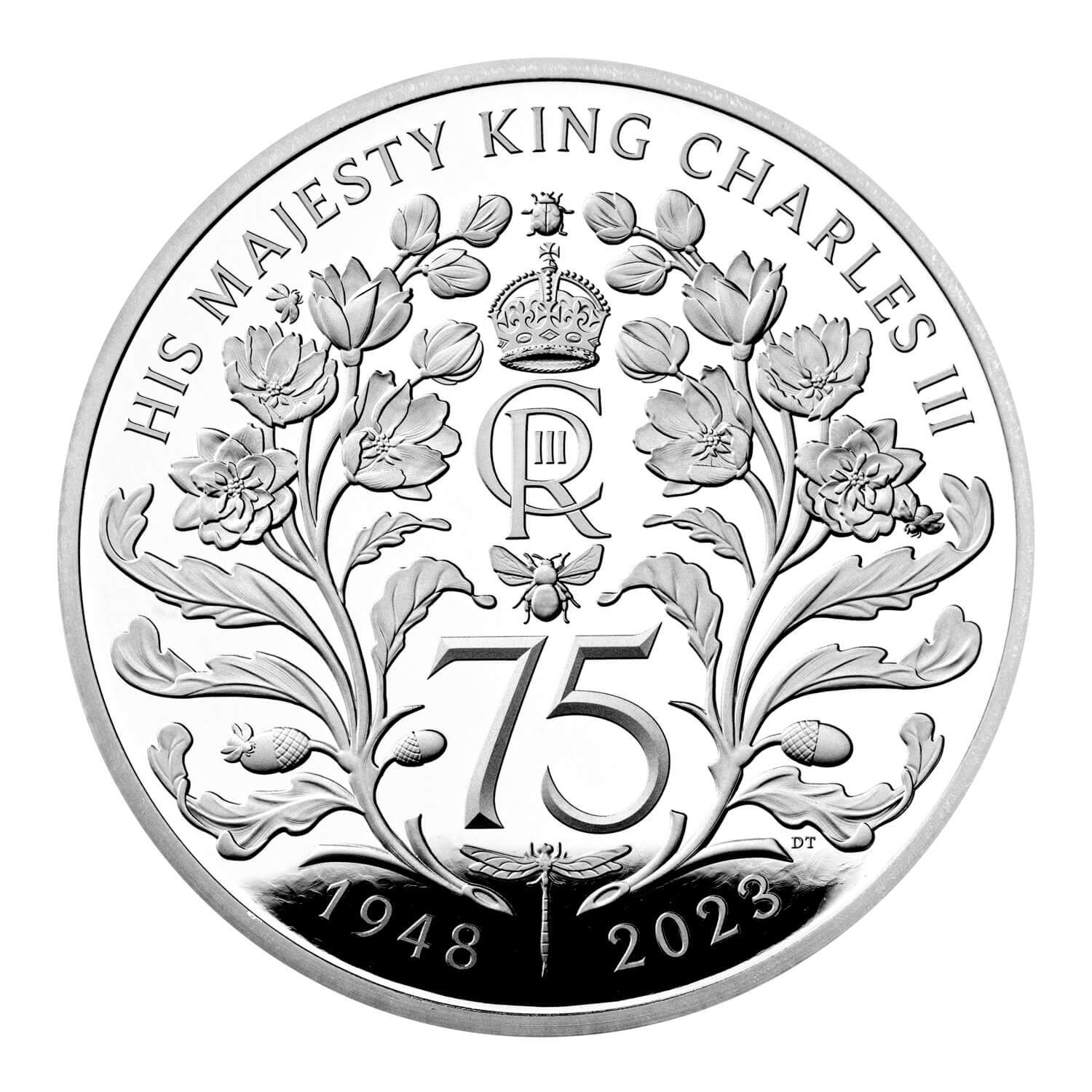 2023 £5 The 75th Birthday of His Majesty King Charles III Silver Proof Coin