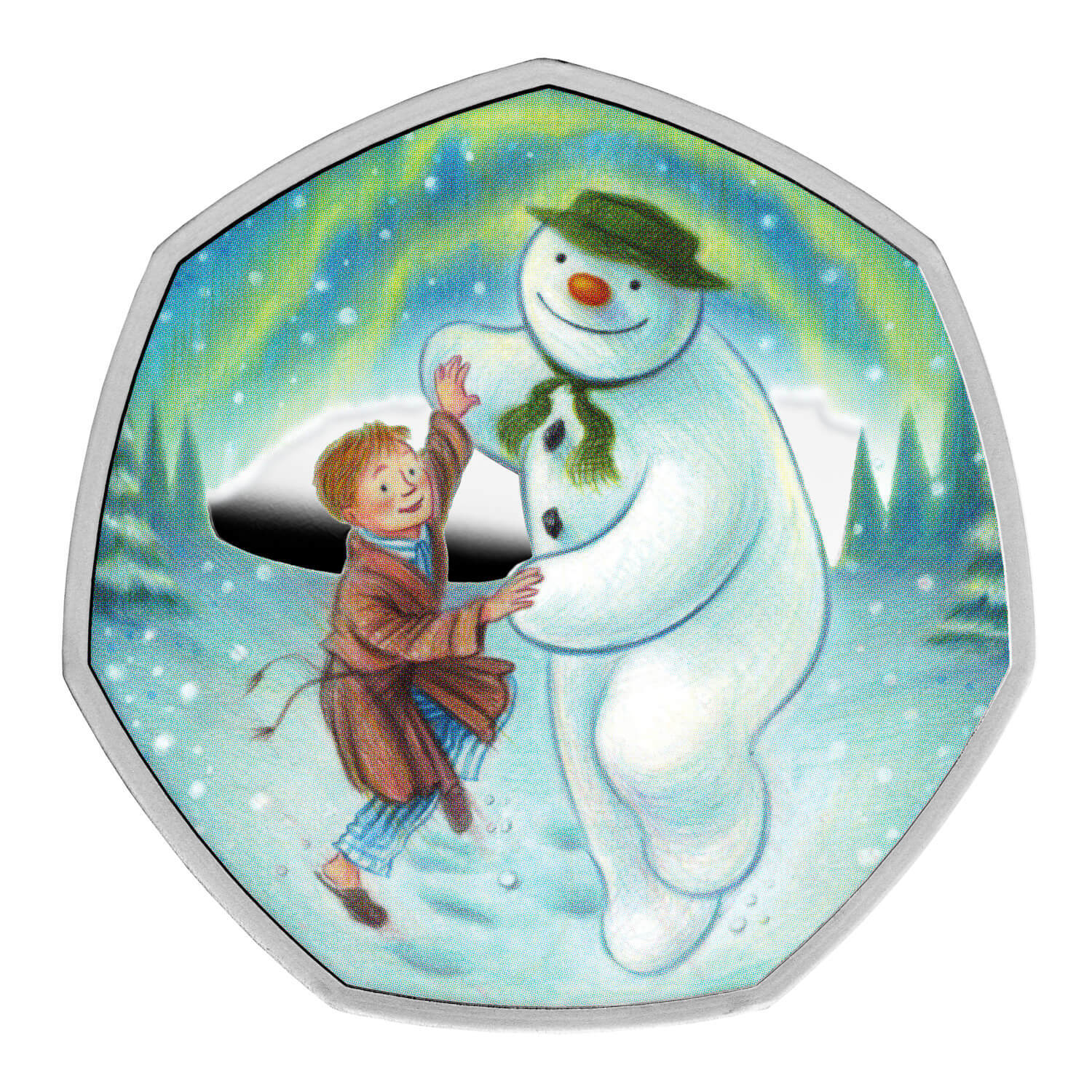 2023 50p The Snowman Silver Proof Coin