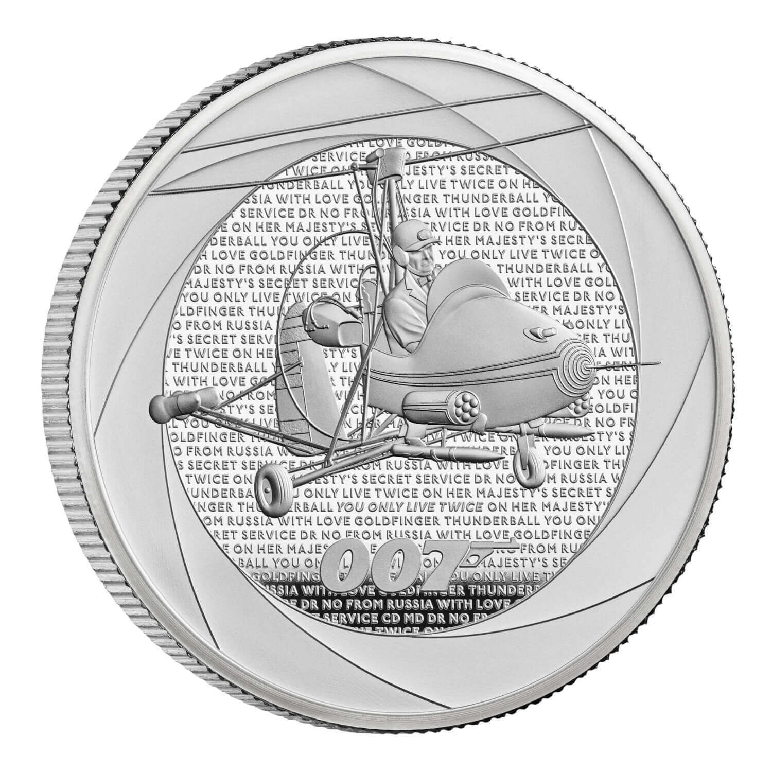 2023 £2 Bond Films of the 1960's 1oz Silver Proof Coin
