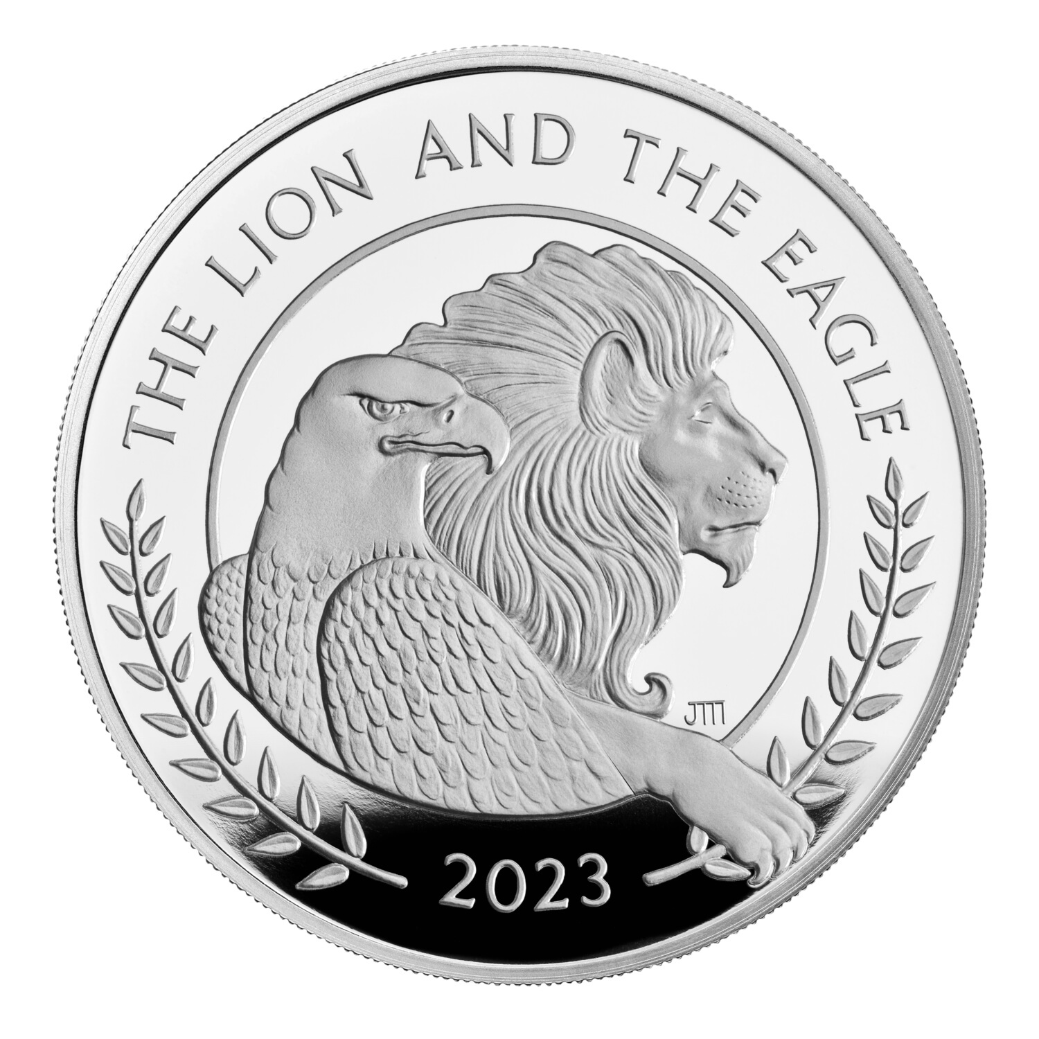 2023 £2 The Lion and The Eagle 1oz Silver Proof