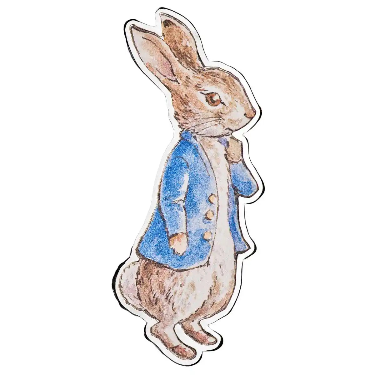 2023 1/2 Dollar Peter Rabbit Shaped Silver Plated Coin