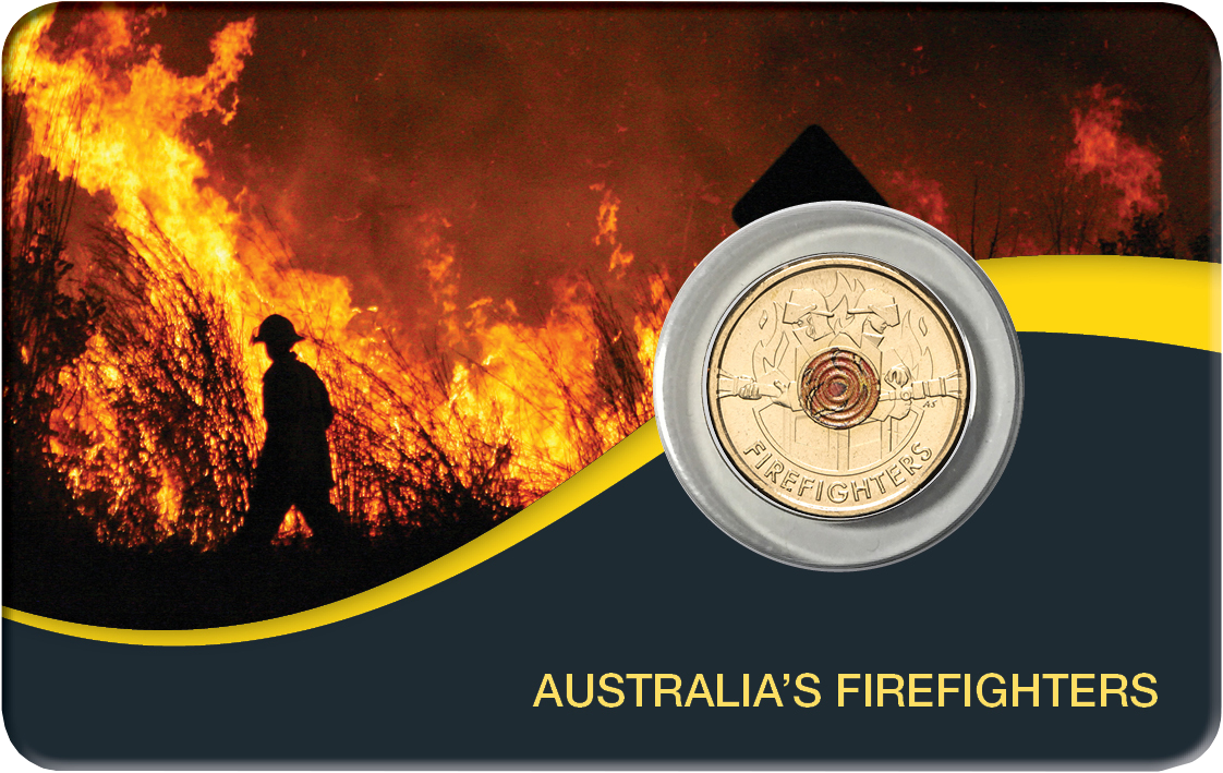2020 $2 Australia's Firefighters Color Coin Pack (new)