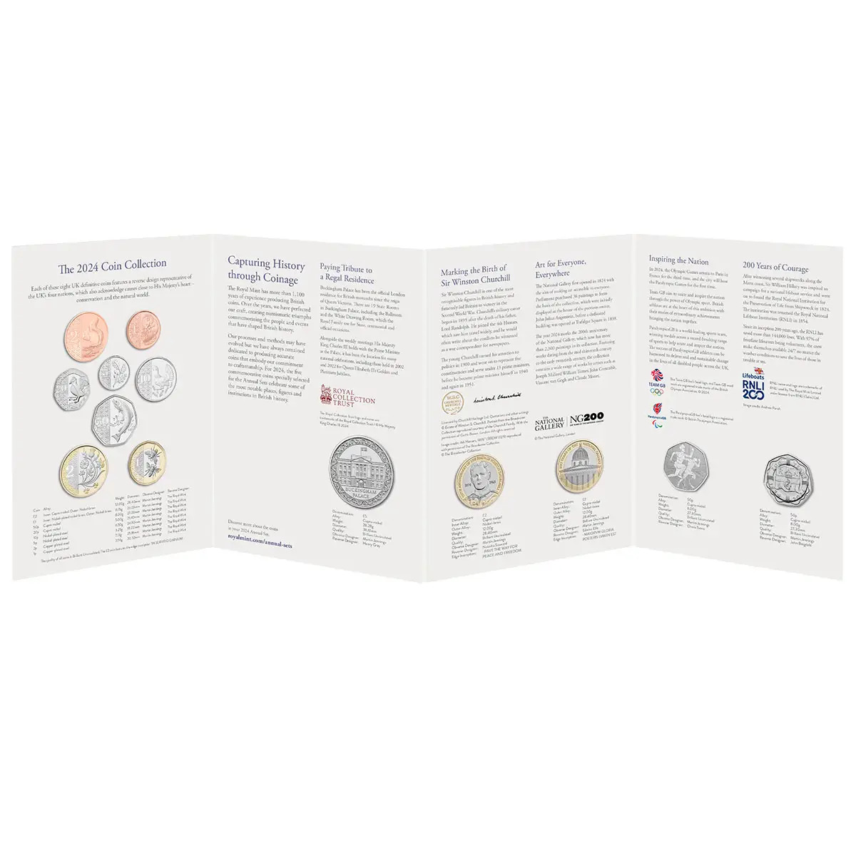 2024 Great Britain 13 Coin Brilliant Uncirculated Set