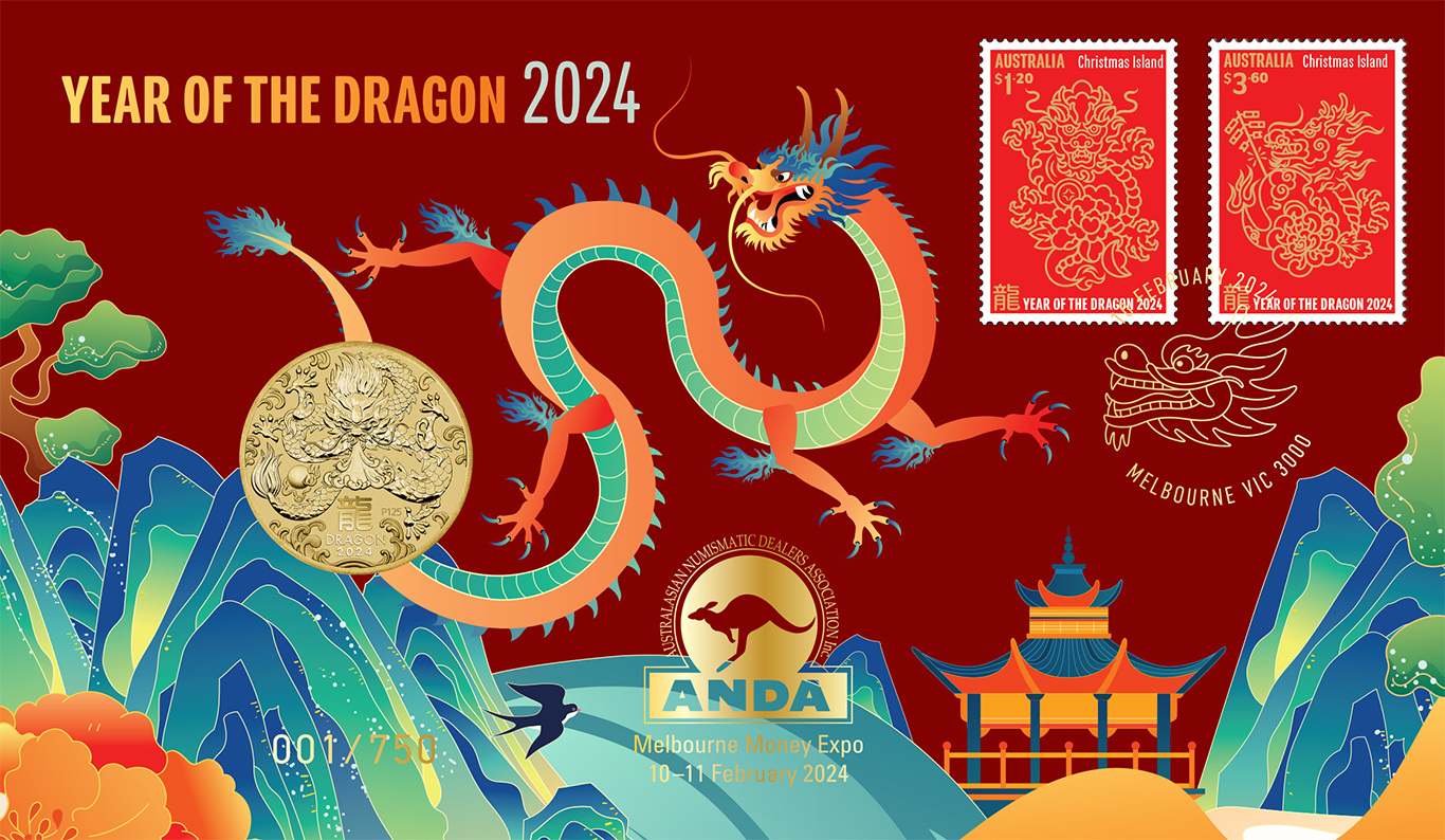 2024 ANDA Melbourne Money Expo Overprinted PNC Set