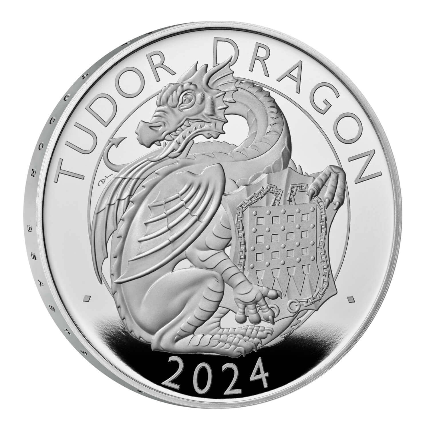2024 £2 The Royal Tudor Beasts The Tudor Dragon 1oz Silver Proof