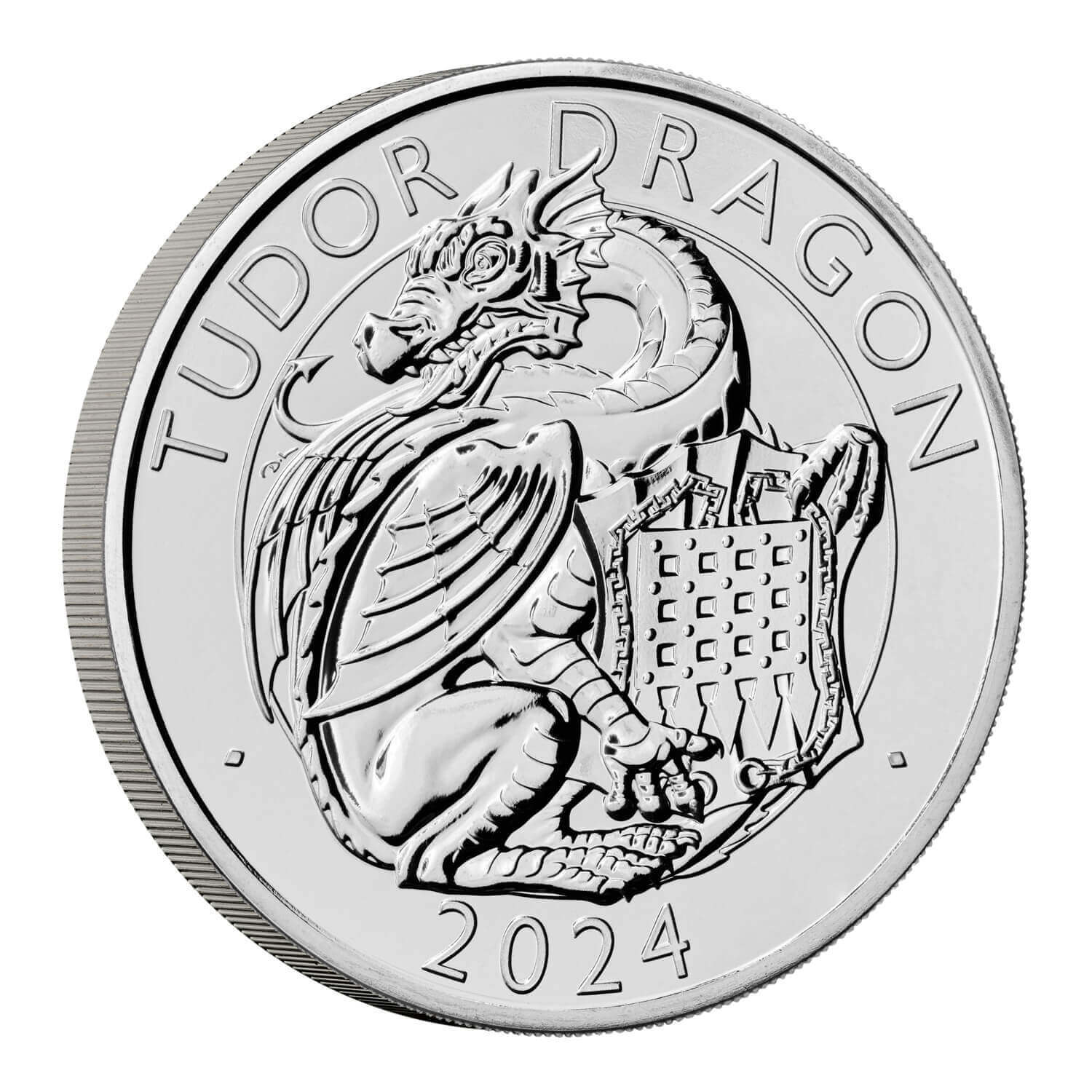 2024 £5 The Royal Tudor Beasts The Tudor Dragon BUNC Coin