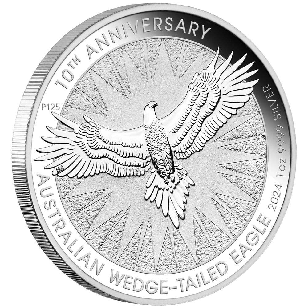 2024 $1 Australian Wedge-tailed Eagle 10th Anniversary 1oz Bullion Coin
