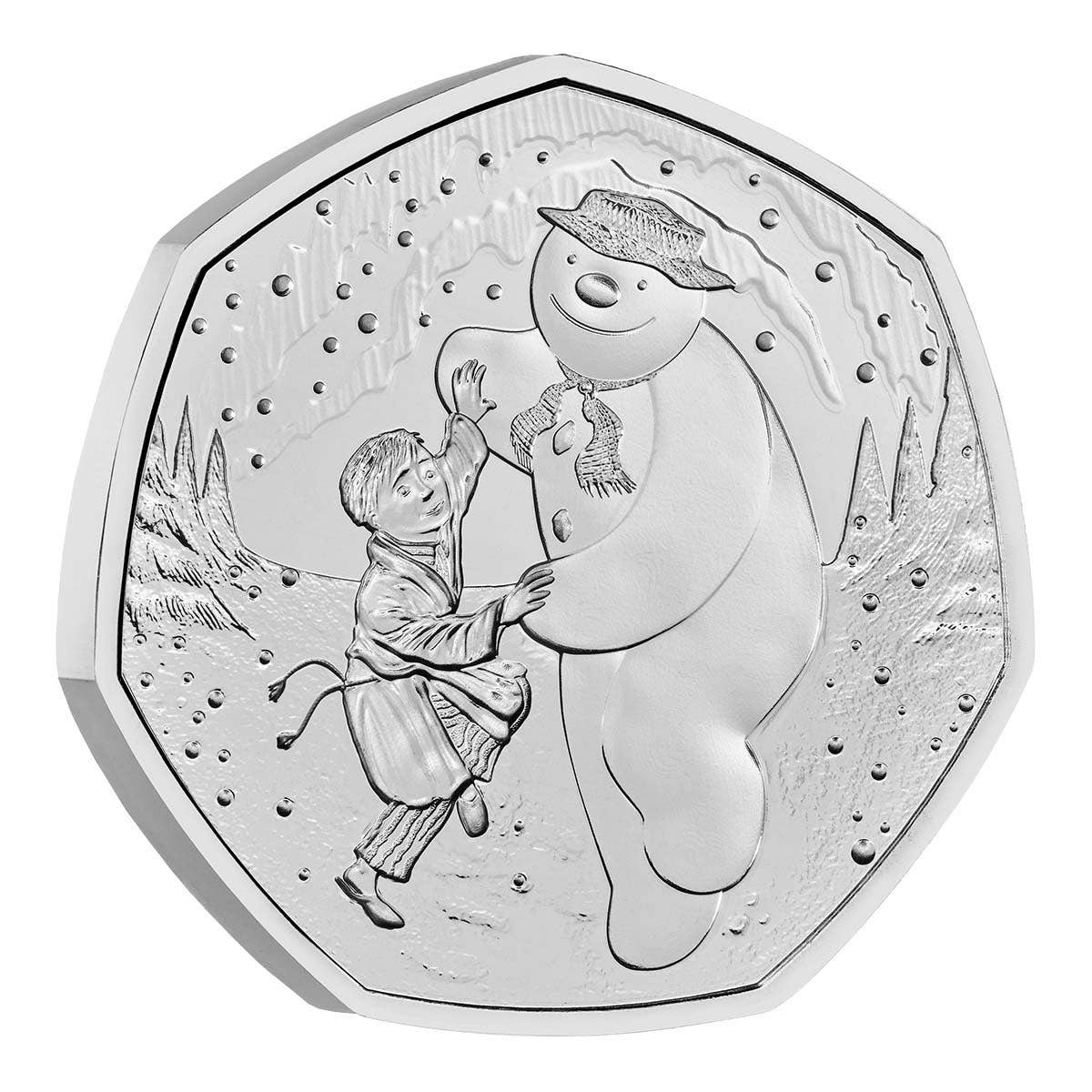 2023 50p The Snowman BUNC Coin