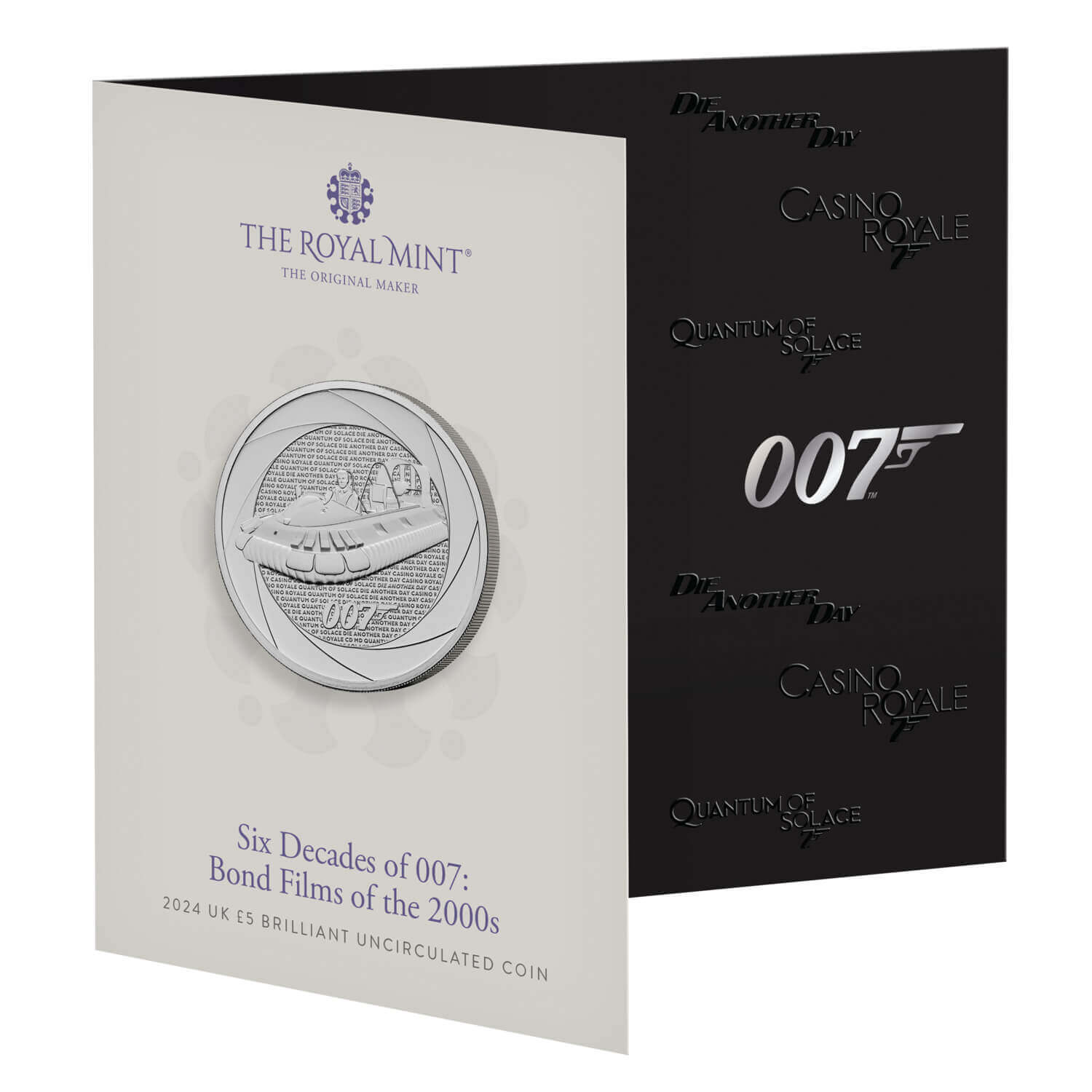 2024 £5 Bond Films of the 2000s BUNC Coin