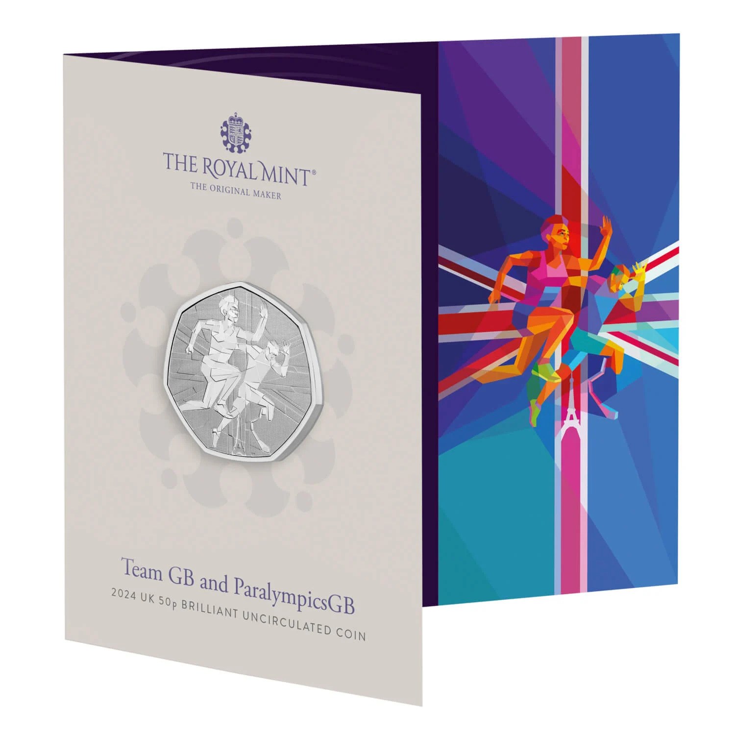 2024 50p Team GB and ParalympicsGB BUNC Coin