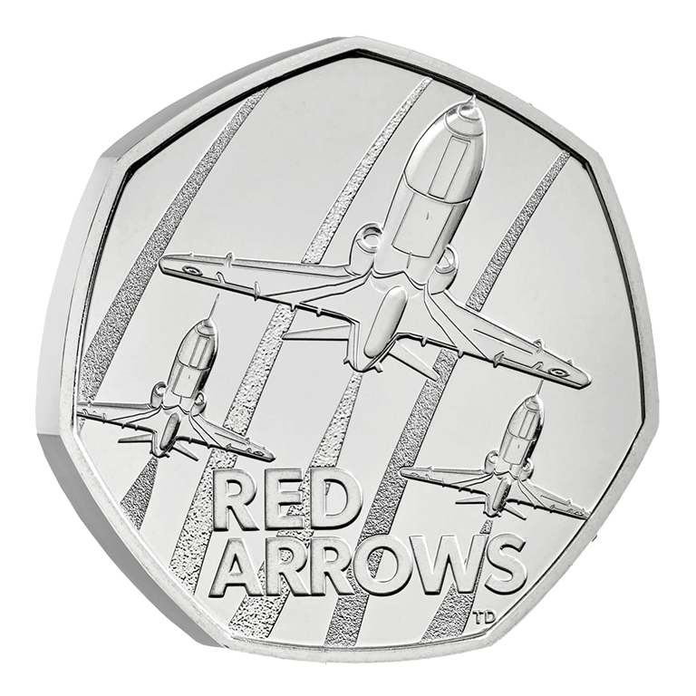 2025 50p The Red Arrows BUNC Coin