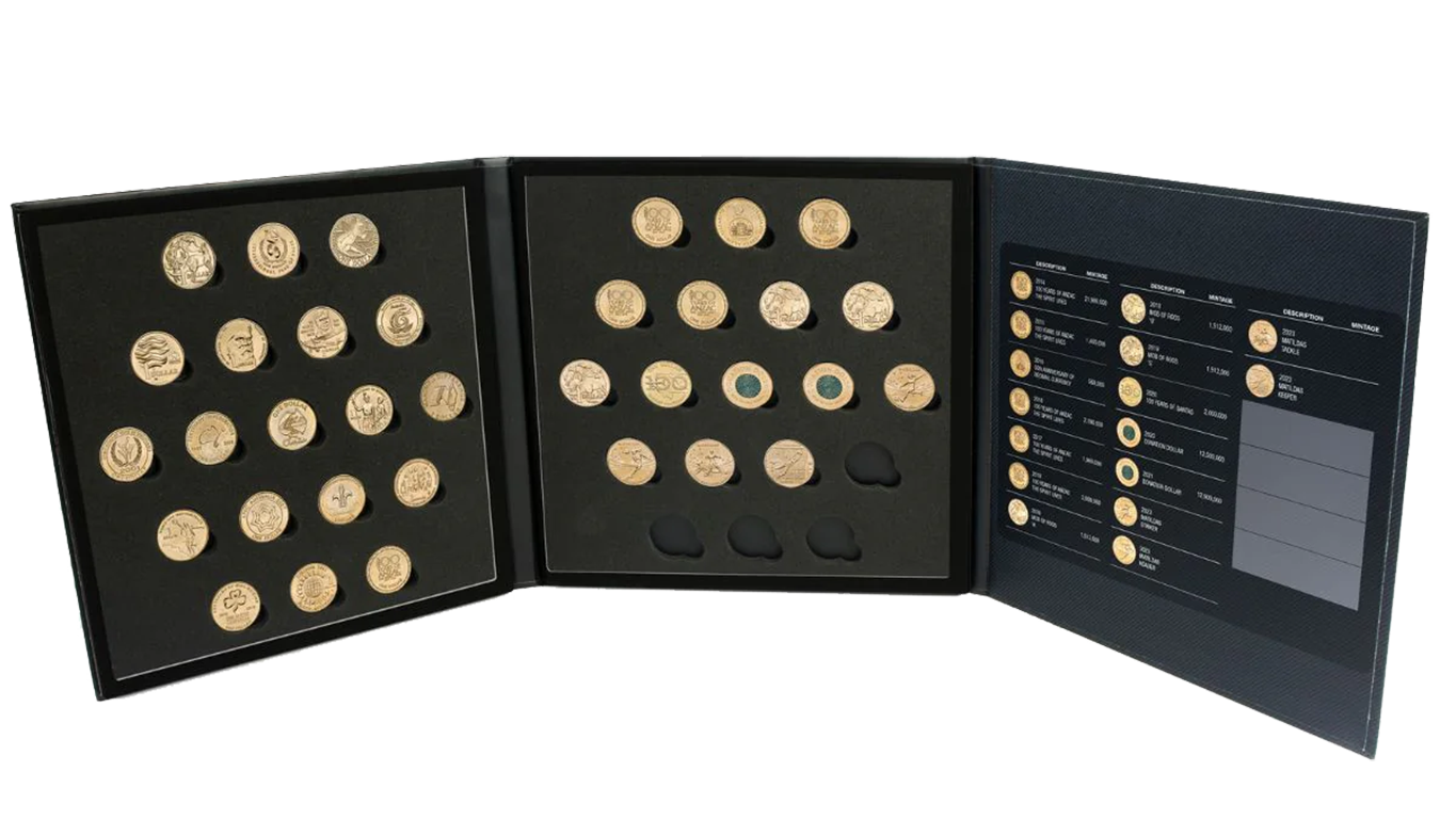 Australian $1 Circulating Commemorative Coin Folder
