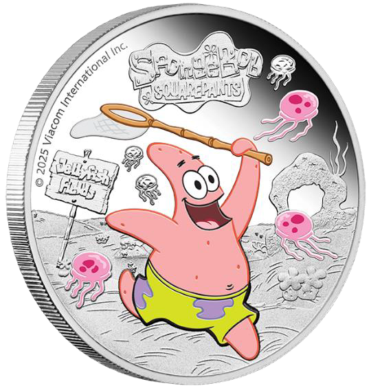 2025 $1 Spongebob Squarepants - Patrick Star 1oz Silver Proof Coin