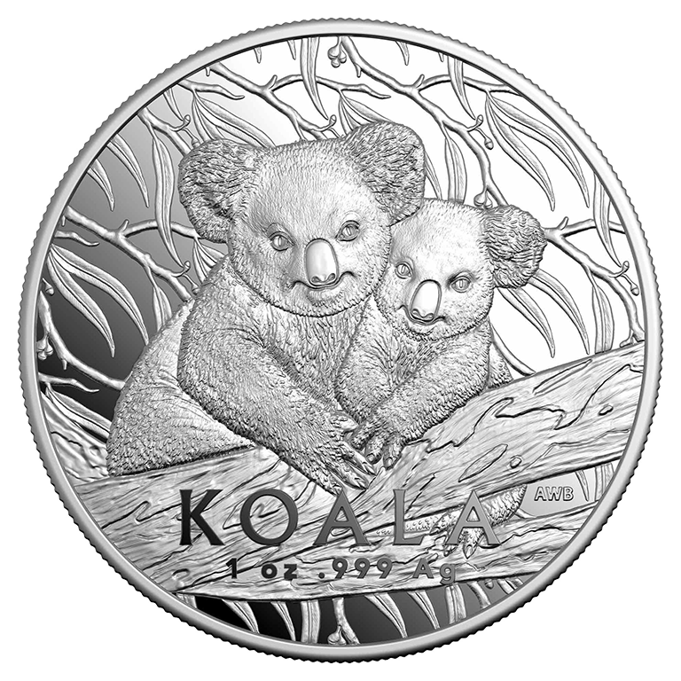 2025 $5 Koala Series Silver High Relief Coin