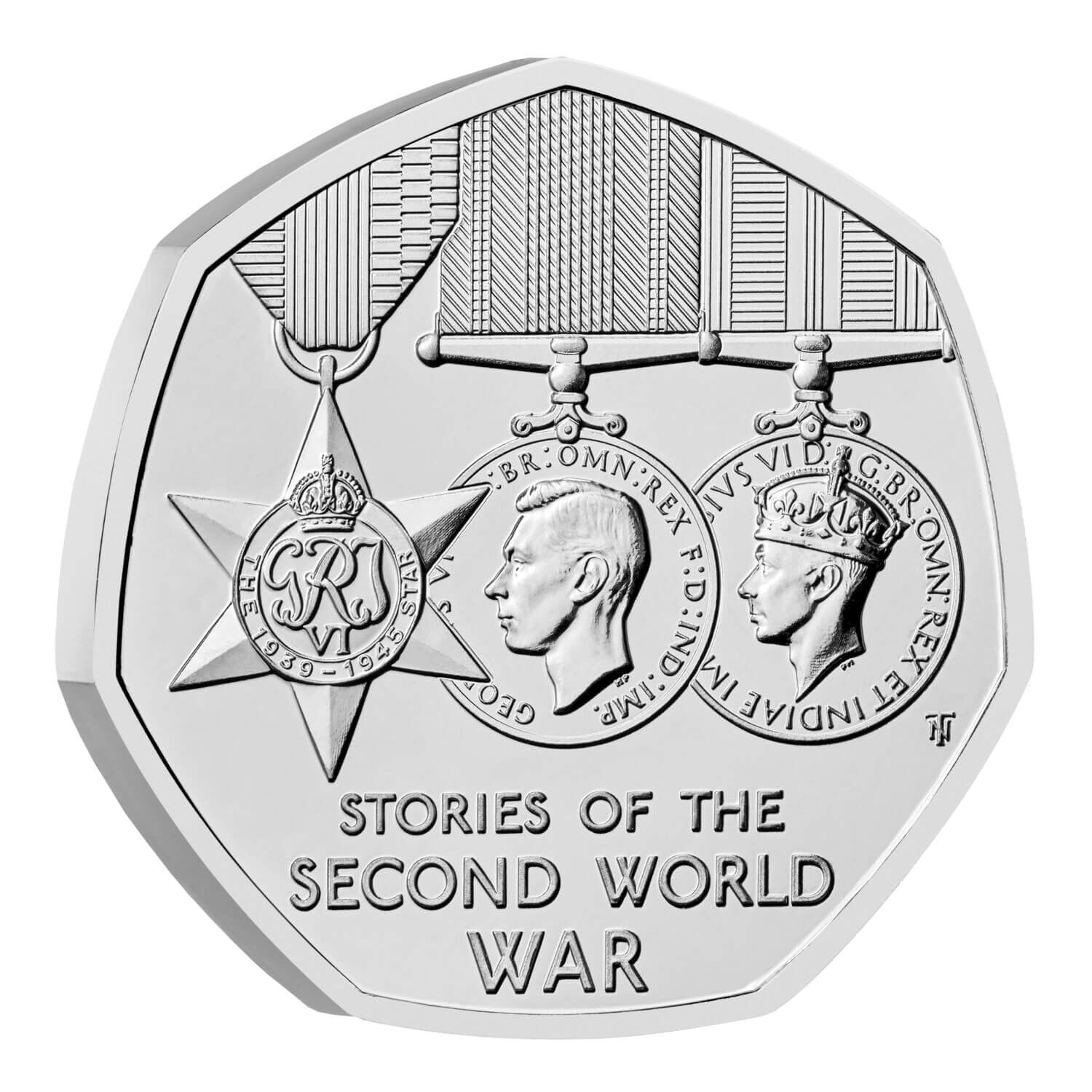 2025 50p Stories of the Second World War BUNC Coin