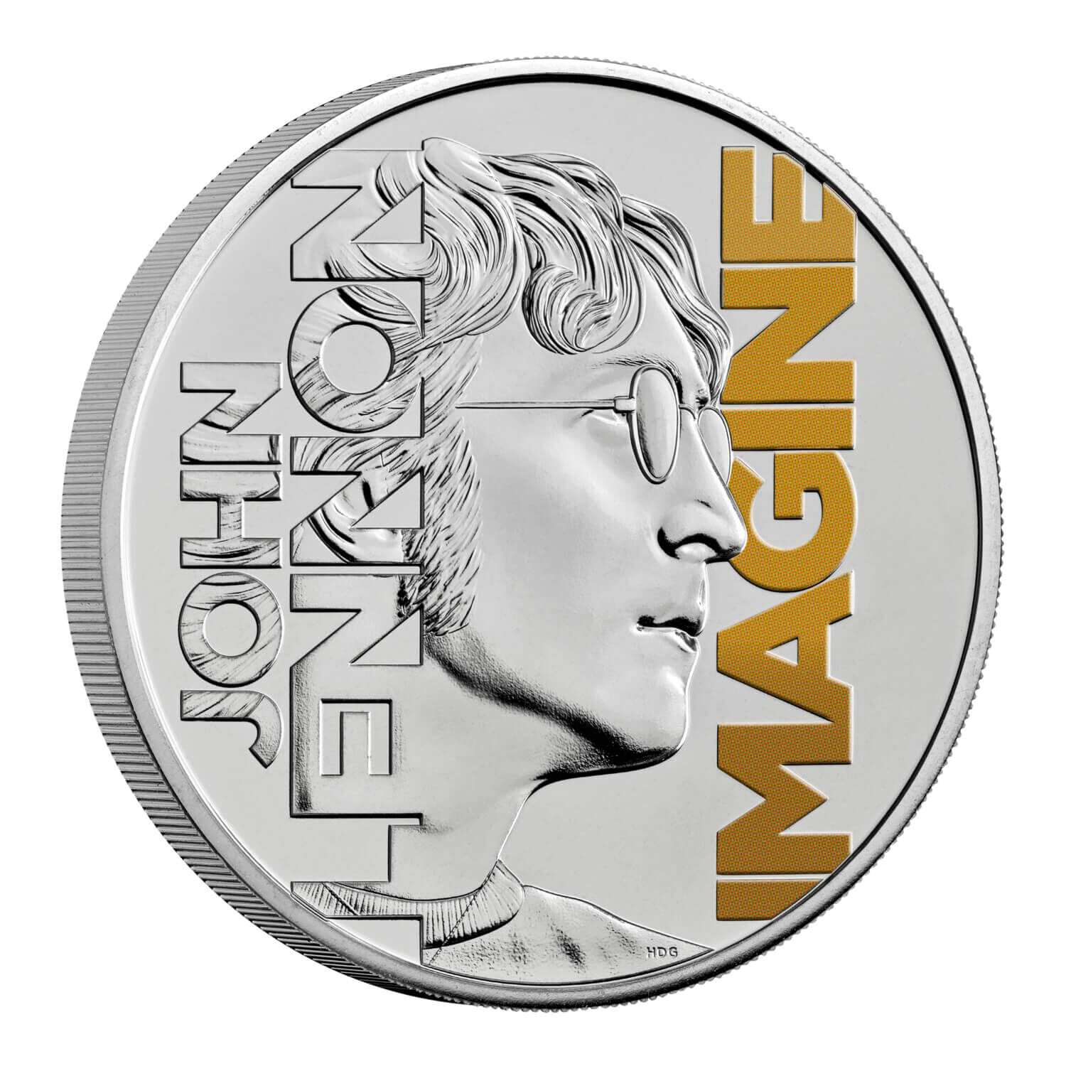 2025 £5 John Lennon Coloured BUNC Coin