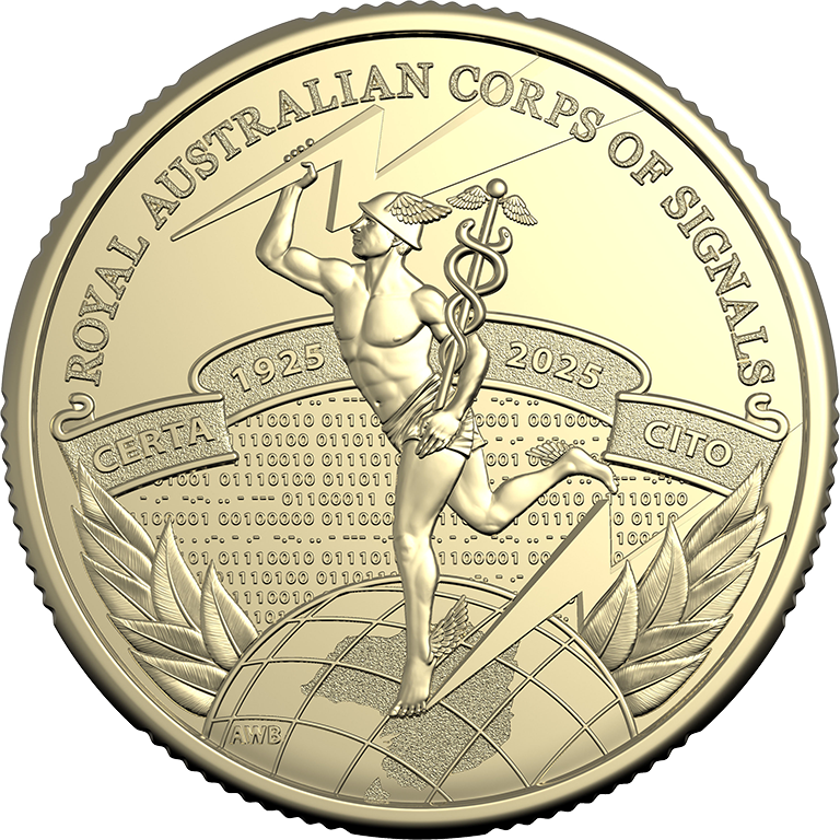2025 $1 Royal Aust Corps of Signals Centenary UNC Coin