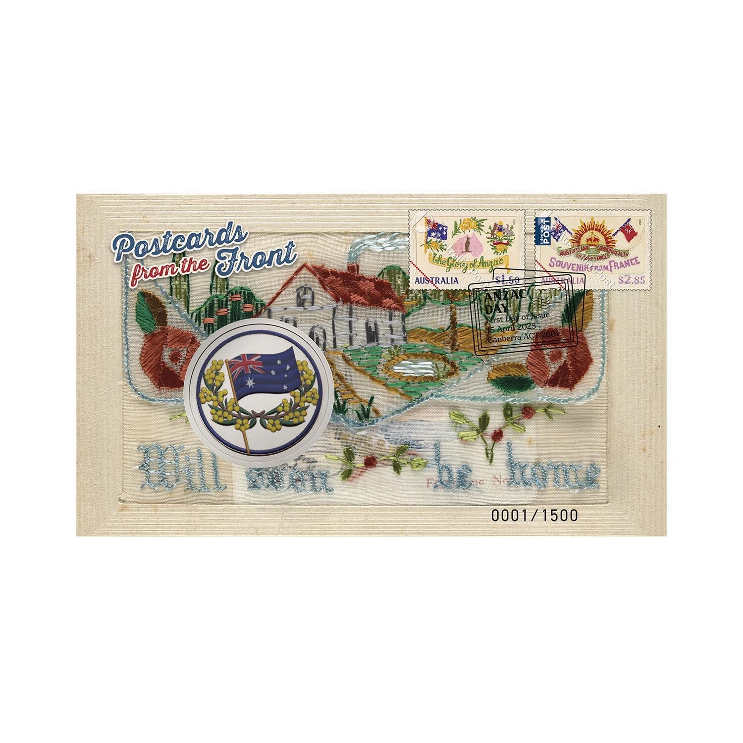2025 Postcards from the Front Medallion Cover