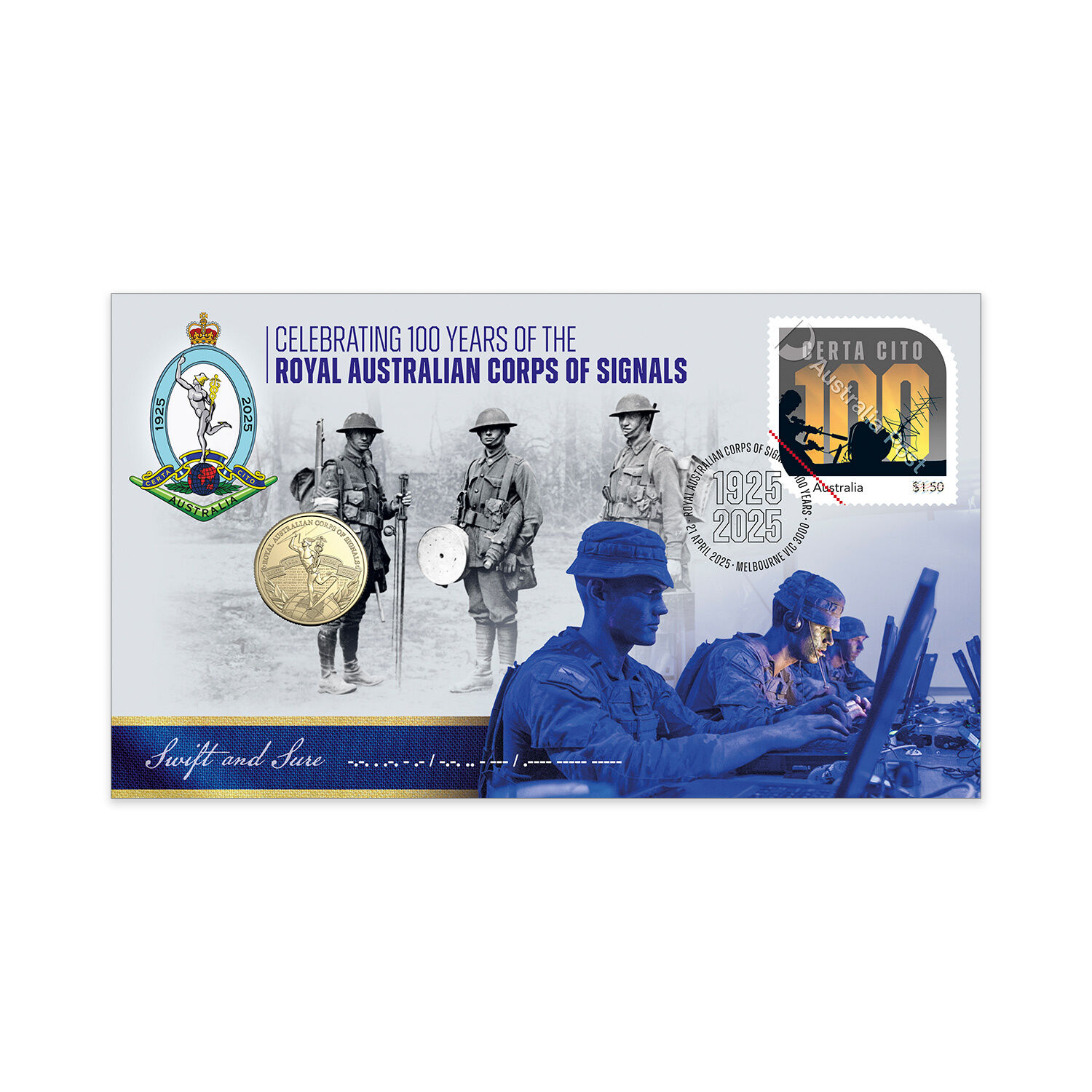 2025 Centenary of Royal Australian Corps of Signals PNC
