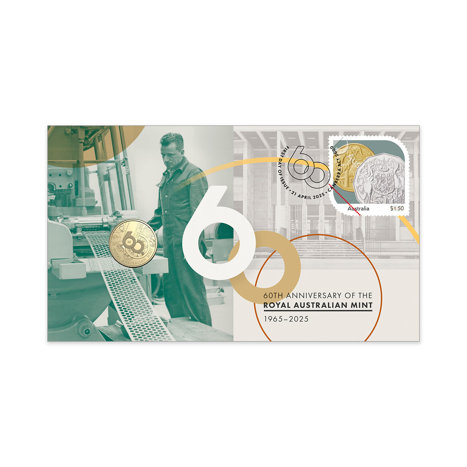 2025 Royal Australian Mint 60th Anniversary PNC