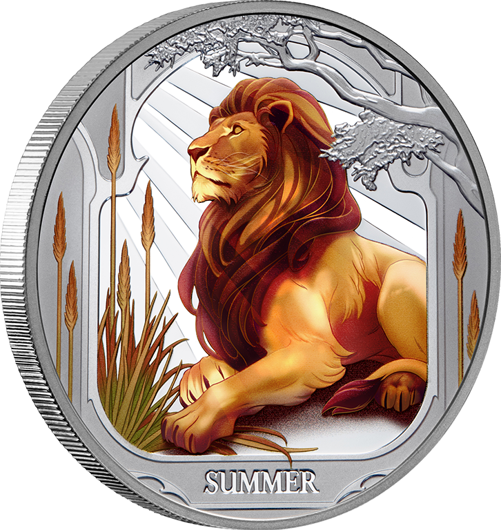 2025 $1 Seasons - Summer 1oz Coloured Silver Proof