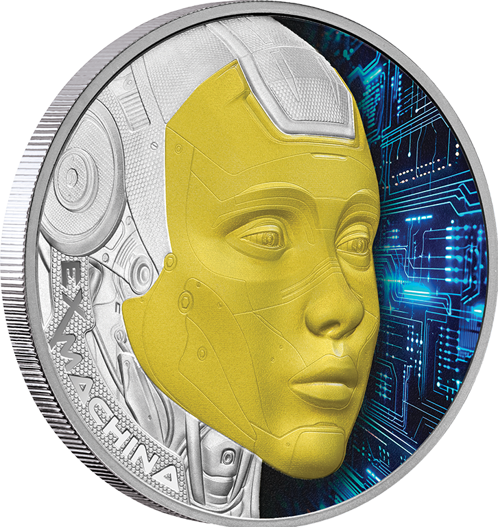 2025 $1 Ex Machina 1oz Coloured Silver Proof Coin