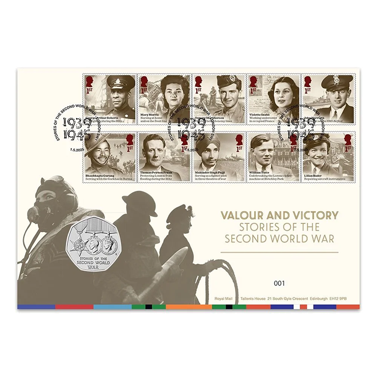 2025 50p Valour and Victory PNC