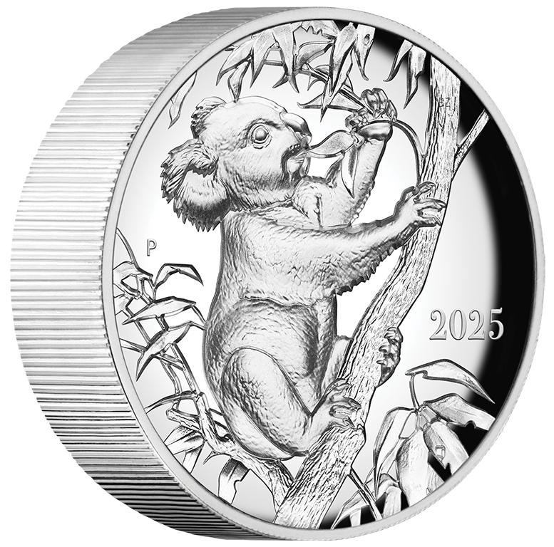 2025 $2 Beth Zaiken Collection The Koala 2oz Silver Ultra High Relief Proof Coin