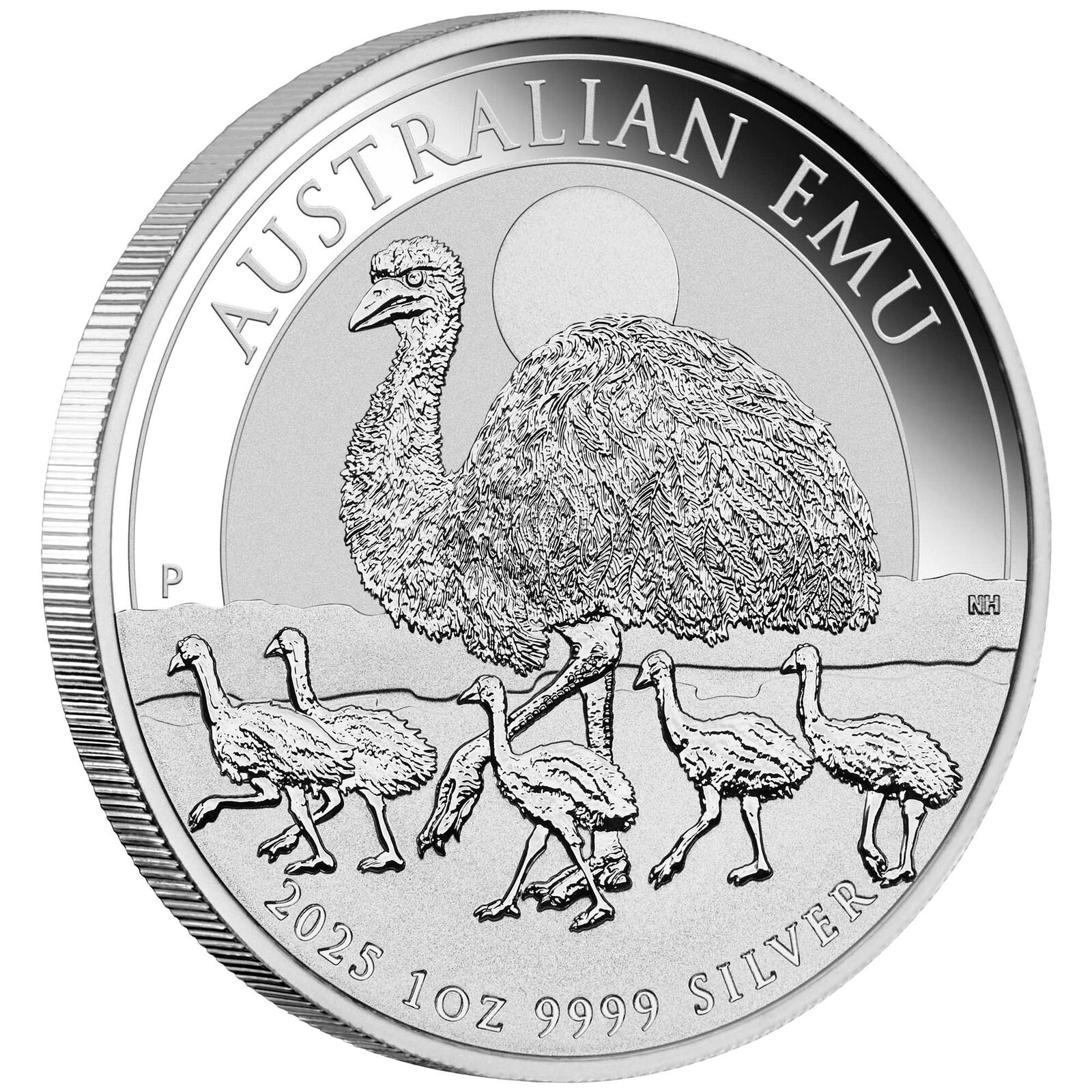 2025 $1 Australin Emu 1oz Silver Bullion Coin