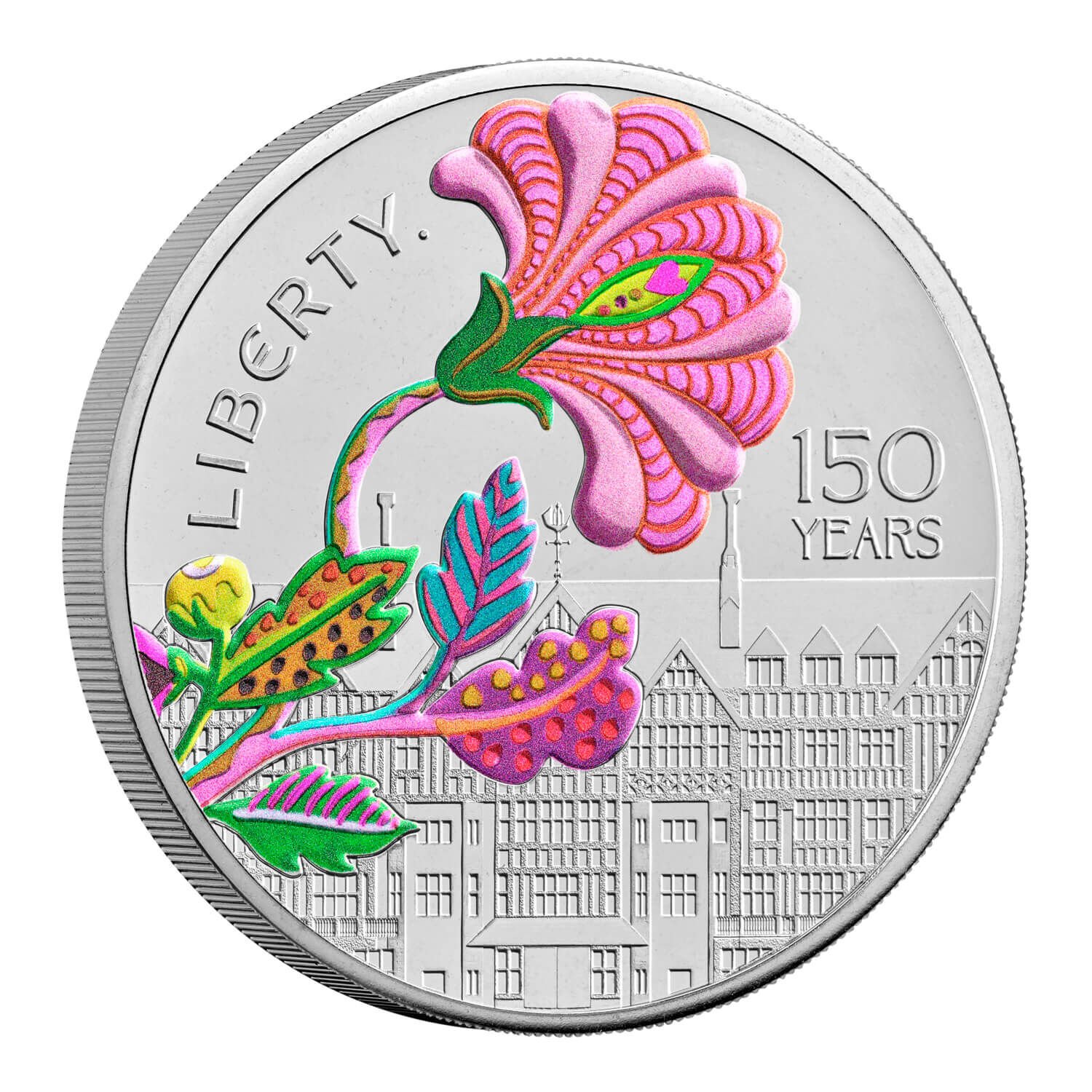 2025 £5 150 Years of Liberty Coloured BUNC Coin
