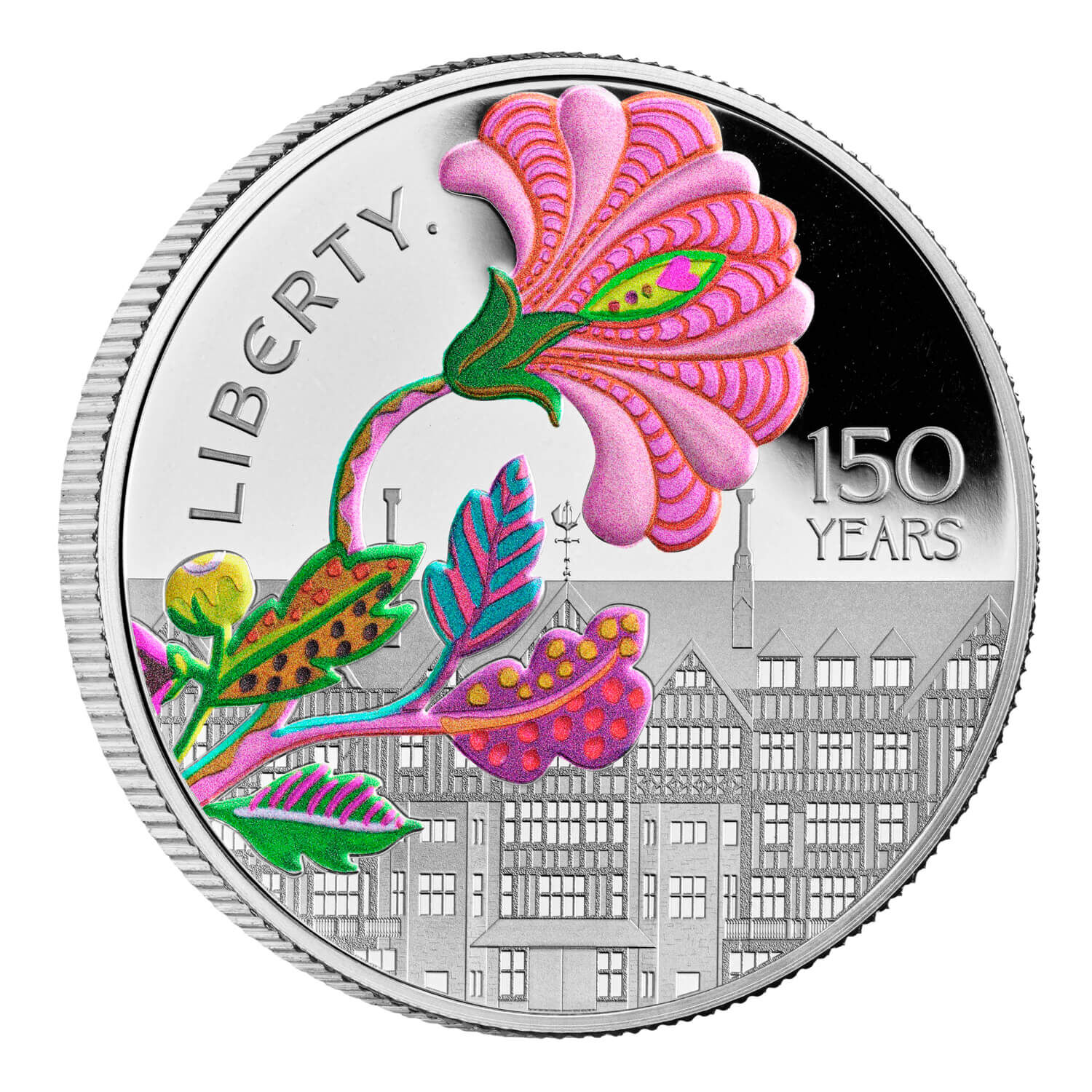 2025 £5 150 Years of Liberty Coloured Silver Proof Coin