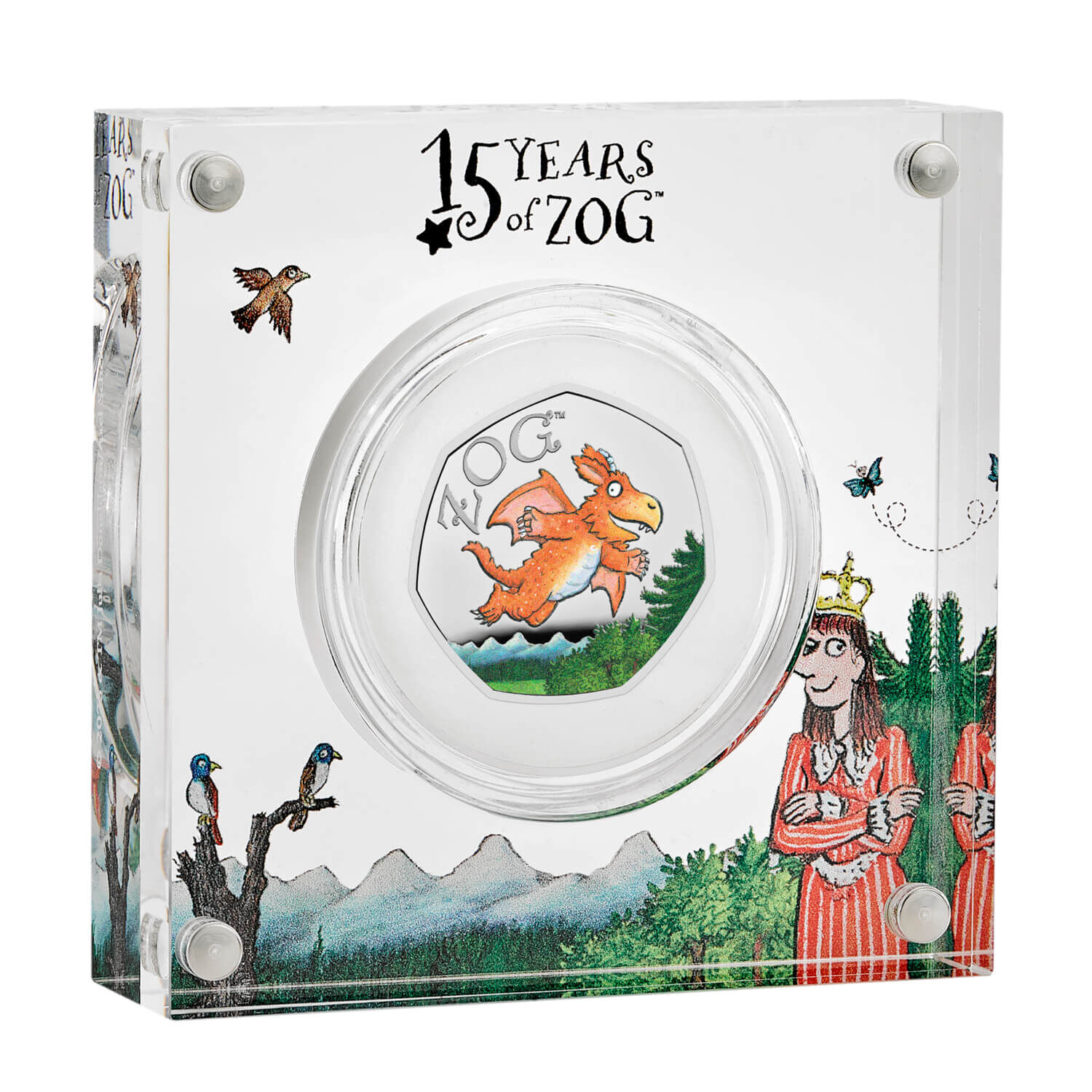2025 50p Zog Coloured Silver Proof Coin