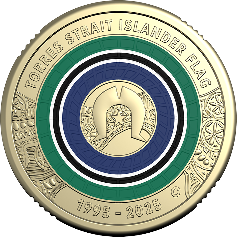 2025 $2 30th Anniversary of the Torres Strait Islander Flag 'C' Mintmark UNC Coin