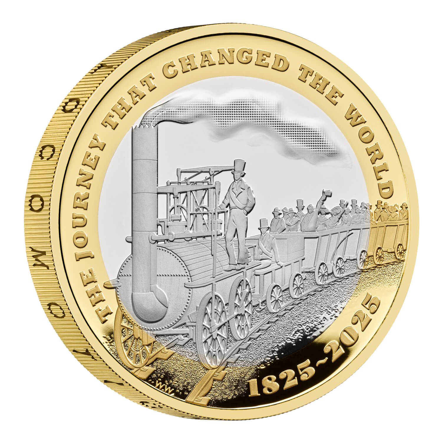 2025 £2 200 Years of the Modern Railway Silver Proof Coin