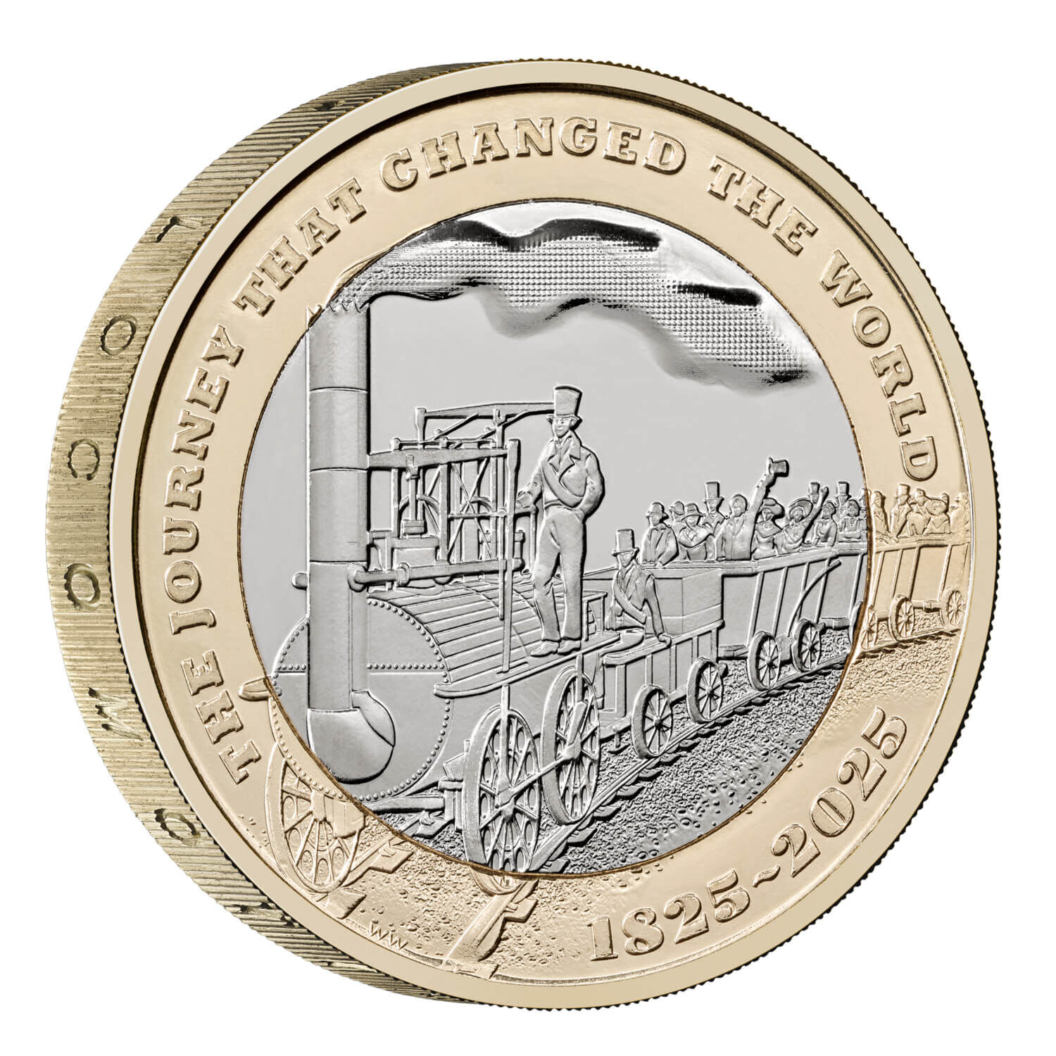 2025 £2 200 Years of the Modern Railway BUNC Coin