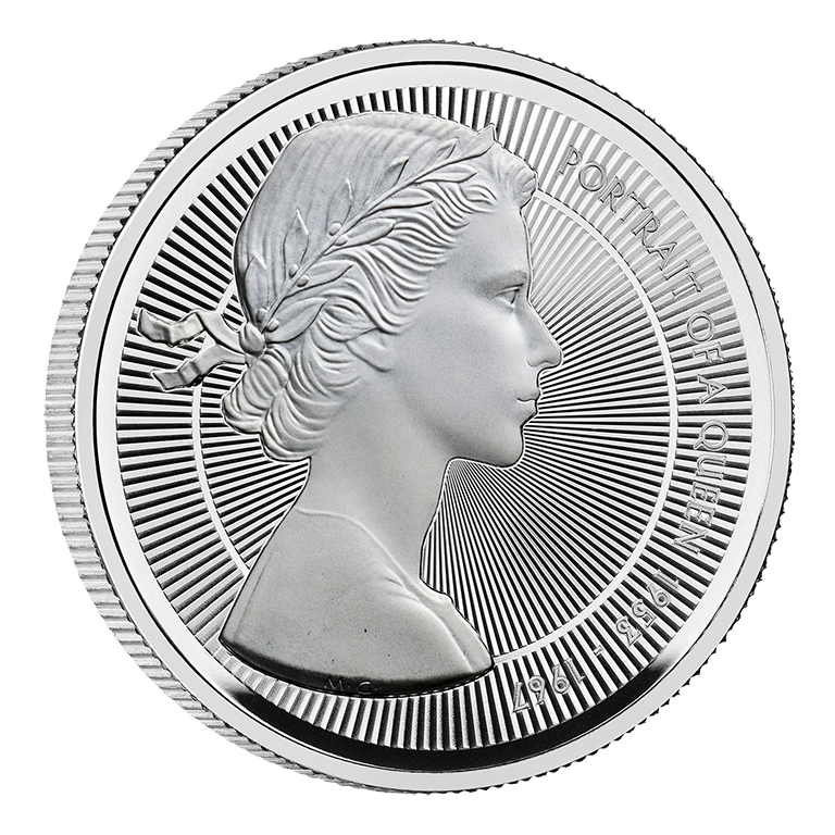 2026 £5 Portraits of a Queen Elizabeth II The First Effigy Silver Proof Coin