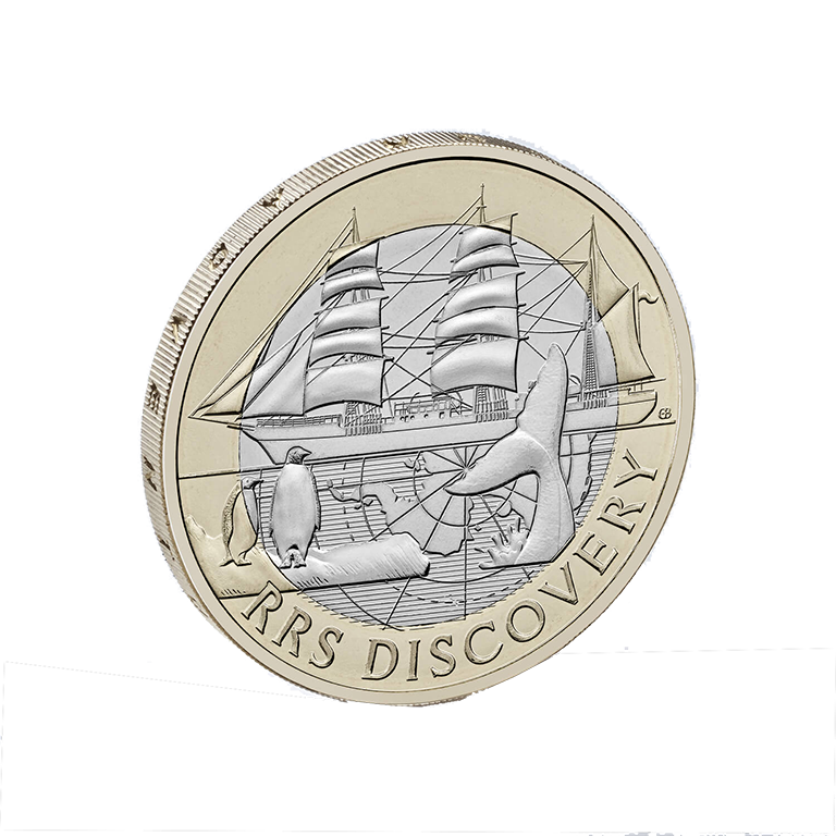 2025 £2 RRS Discovery BUNC Coin