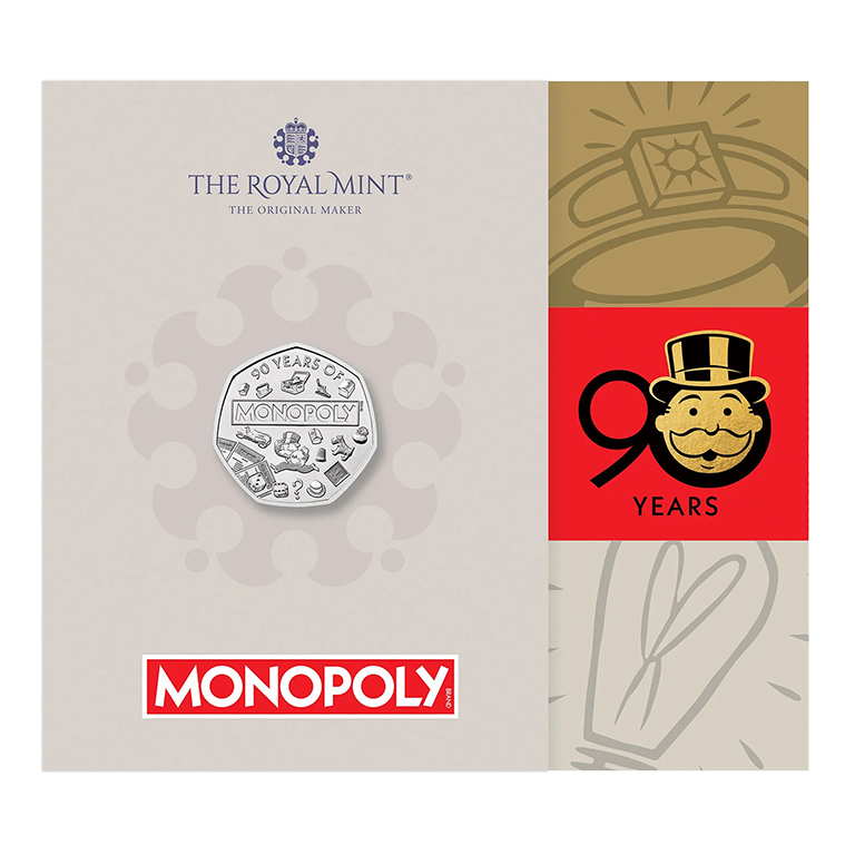 2025 50p Monopoly BUNC Coin