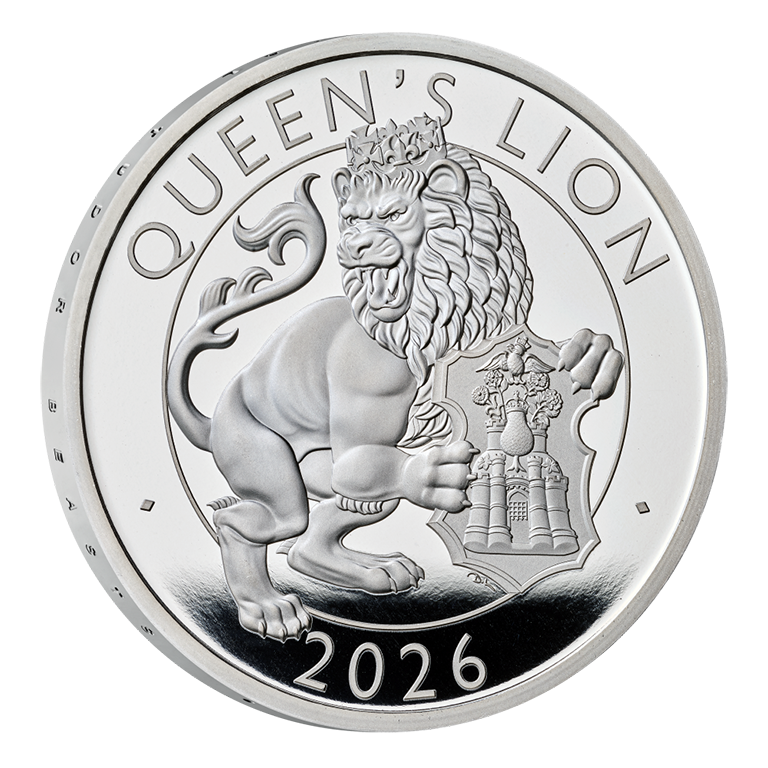 2026 £2 Royal Tudor Beasts - The Queen's Lion Silver Proof