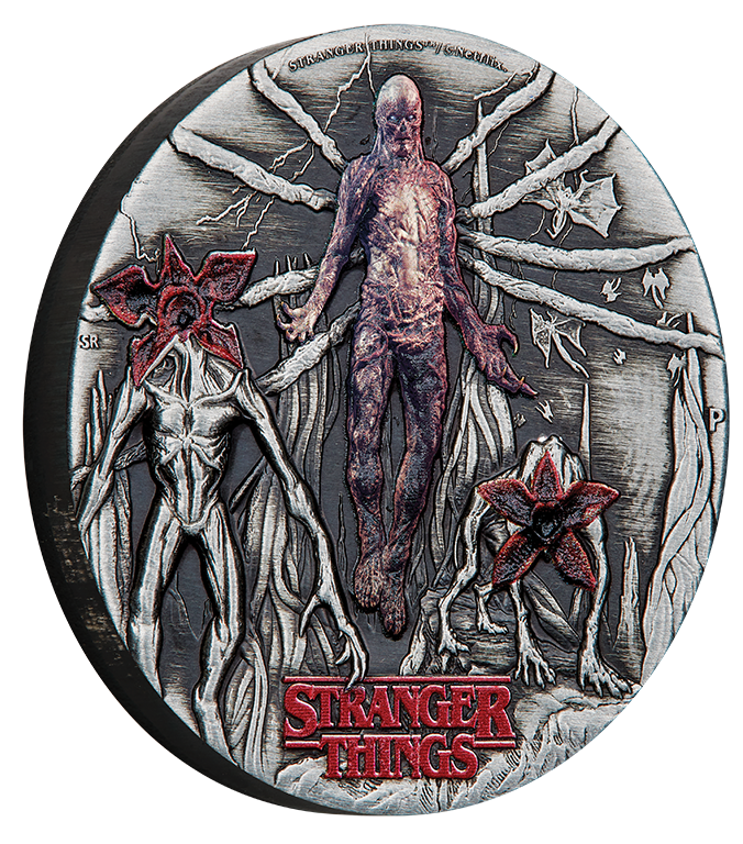 2026 $2 Stranger Things - Villains 2oz Silver Antiqued Coin