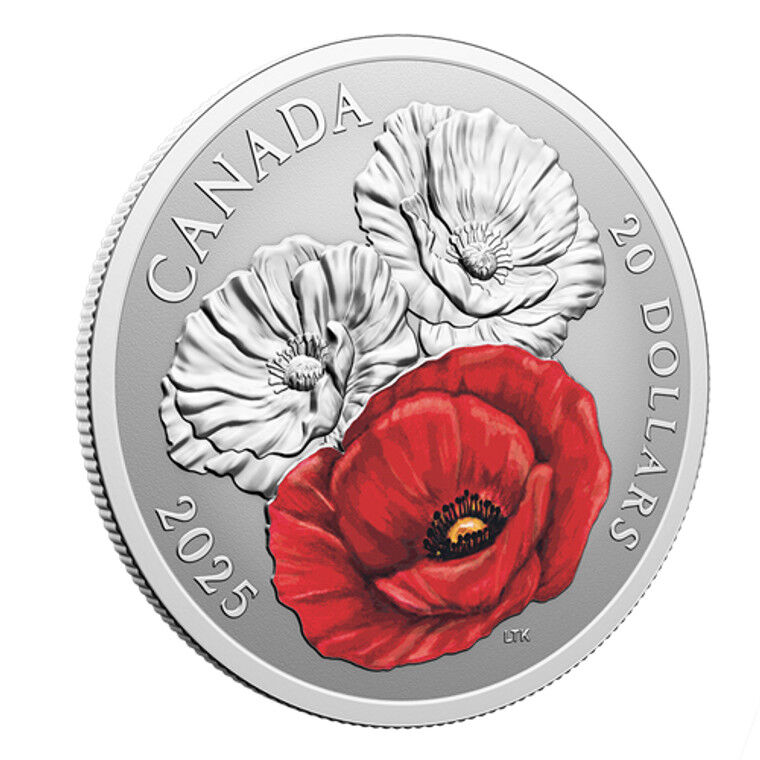 2025 CA$20 Fine Silver Coin - Remembrance Coin