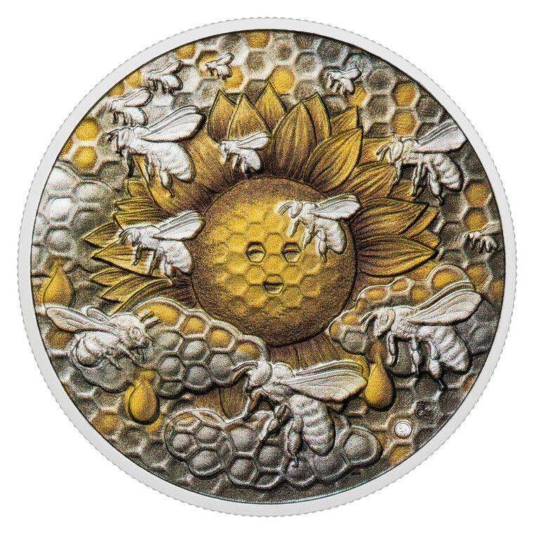 2025 Beekeeping 1oz Silver Medal