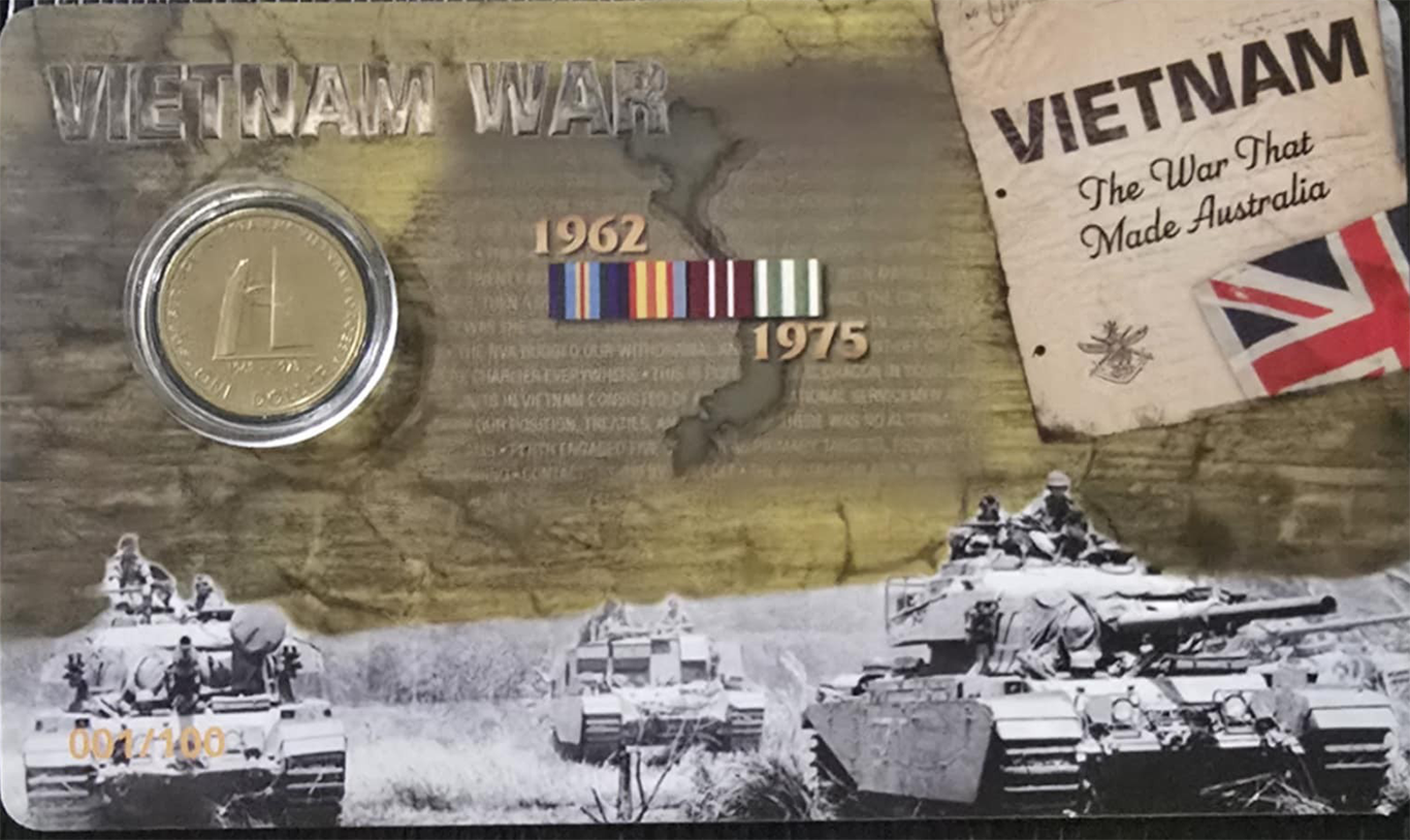 Vietnam Coin Card from Greenstar Creations