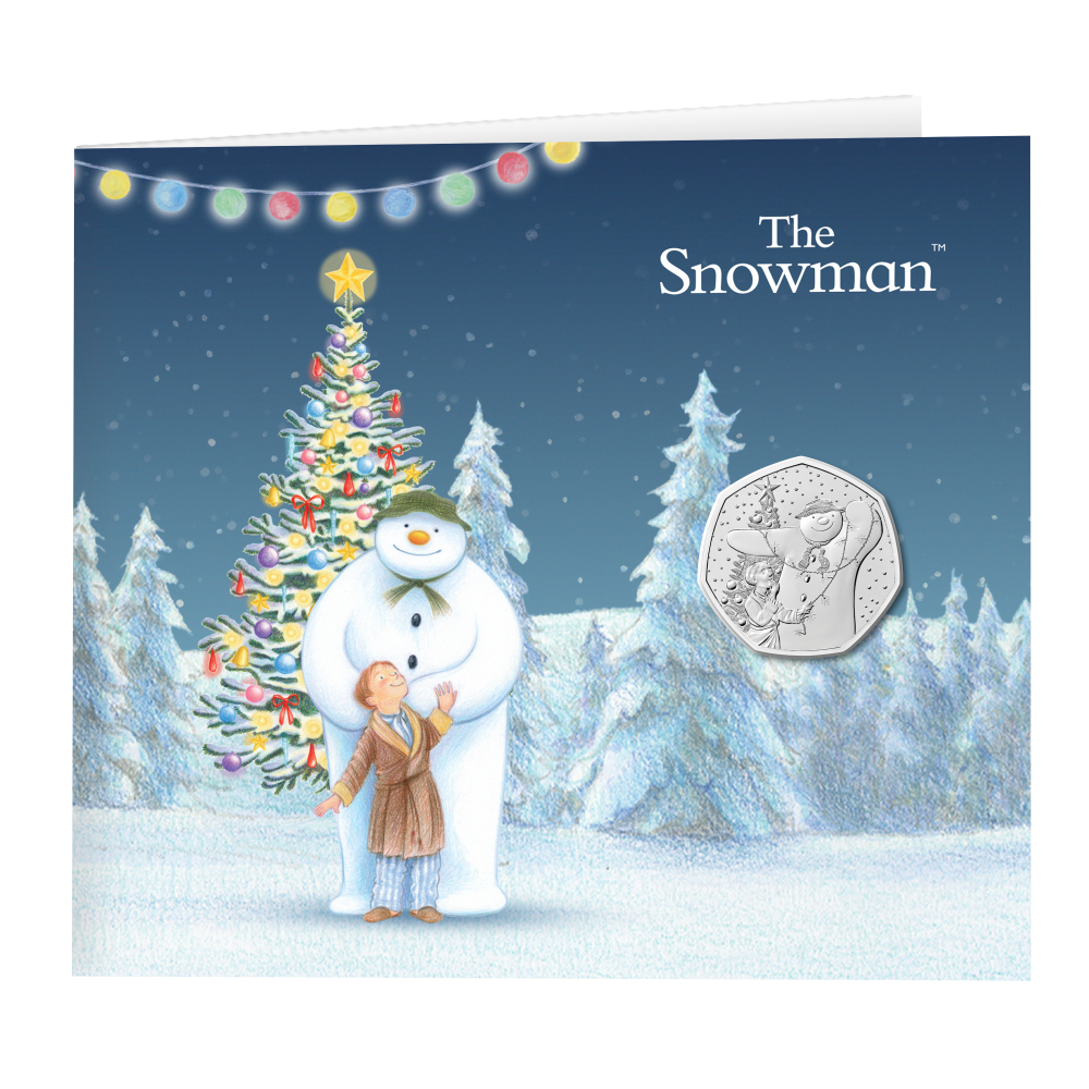 2025 50p The Snowman BUNC Coin