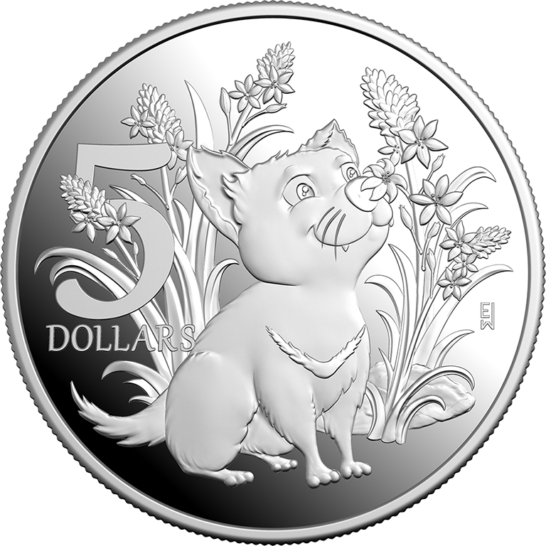 2026 $5 Aussie Bubs 1oz Silver Proof Coin