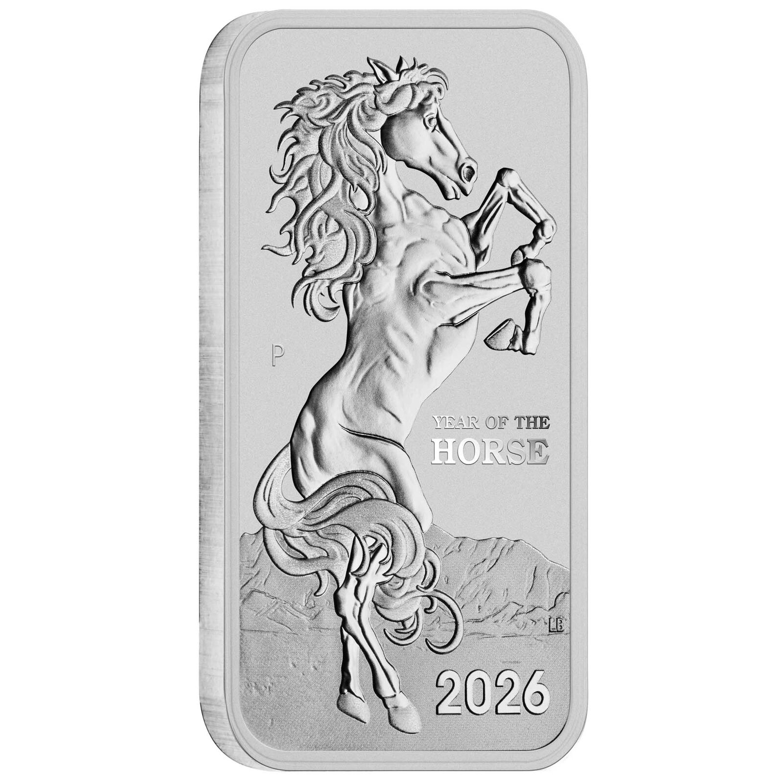 2026 $1 Lunar Horse 1oz Silver Rectangular Bullion Coin